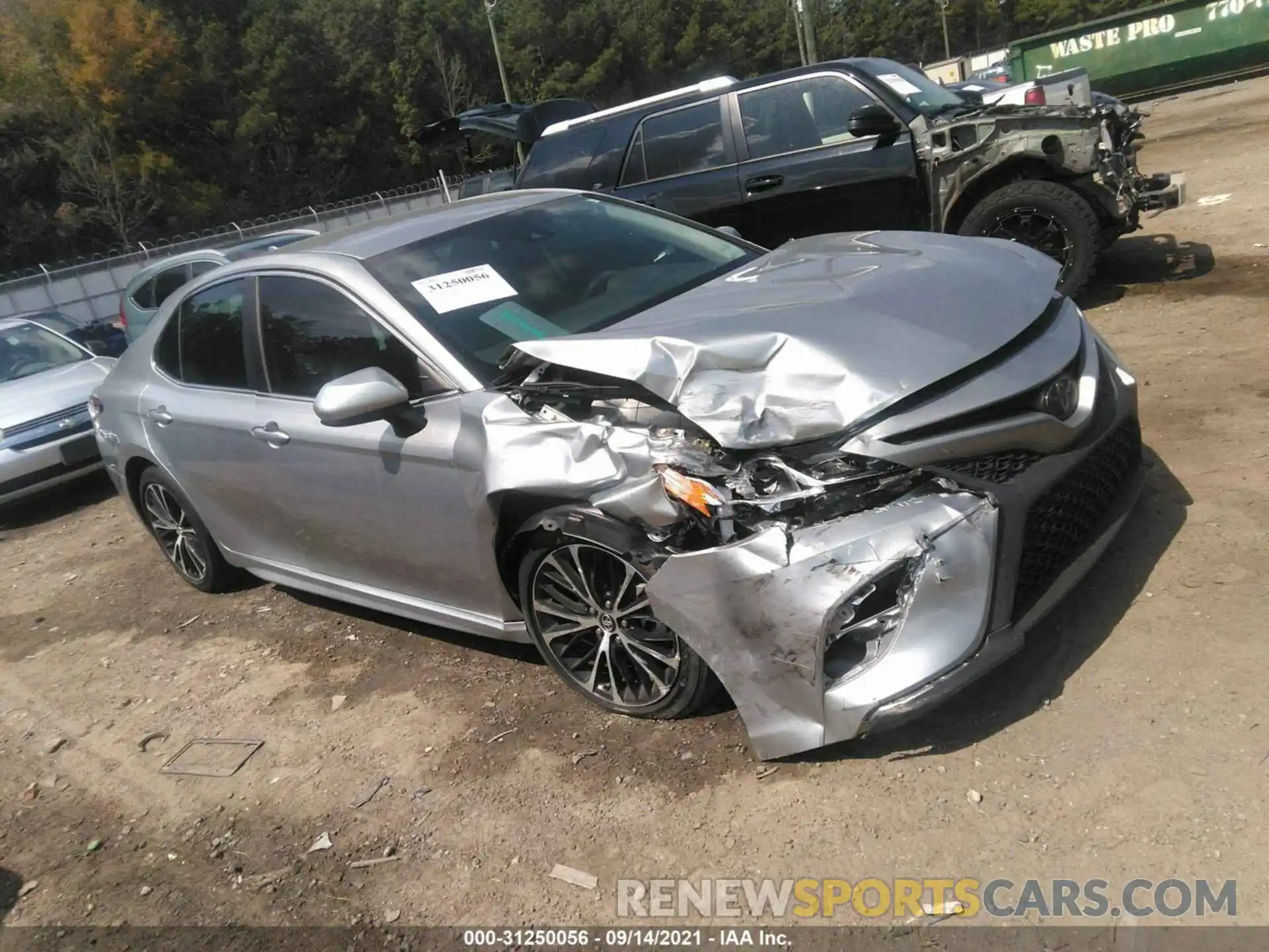 1 Photograph of a damaged car 4T1B11HK7KU195992 TOYOTA CAMRY 2019