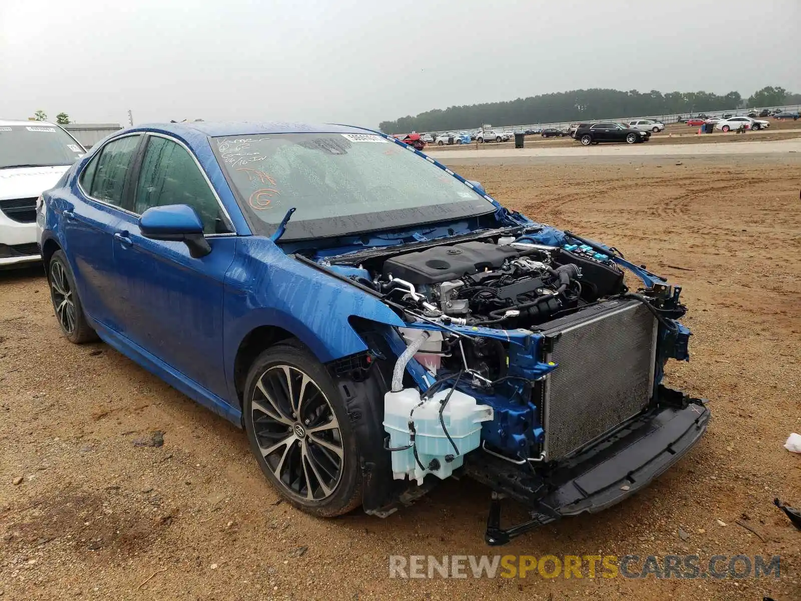 1 Photograph of a damaged car 4T1B11HK7KU196429 TOYOTA CAMRY 2019