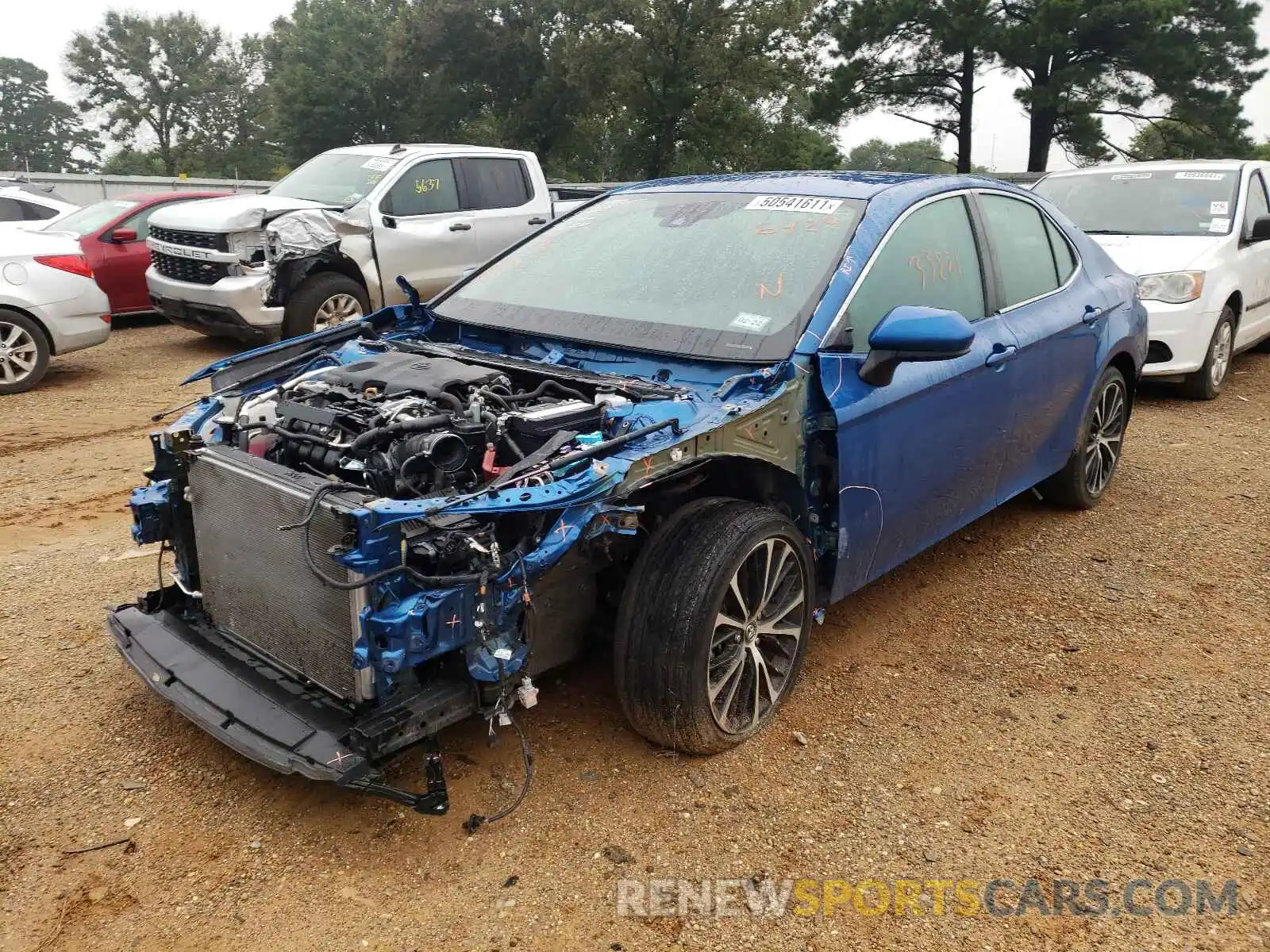 2 Photograph of a damaged car 4T1B11HK7KU196429 TOYOTA CAMRY 2019