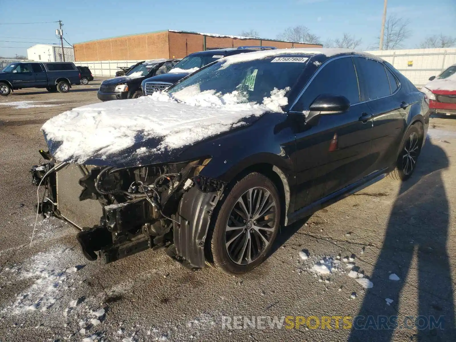 2 Photograph of a damaged car 4T1B11HK7KU196558 TOYOTA CAMRY 2019