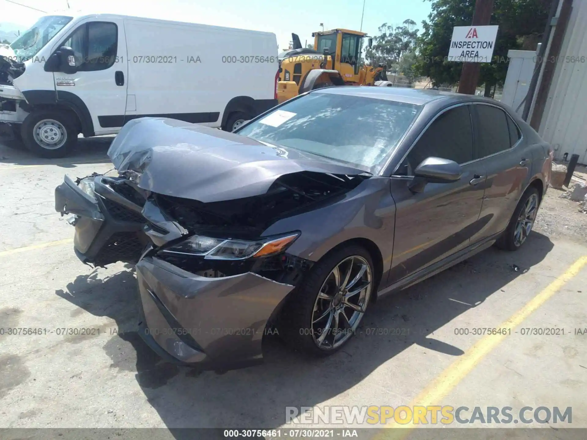 2 Photograph of a damaged car 4T1B11HK7KU198116 TOYOTA CAMRY 2019