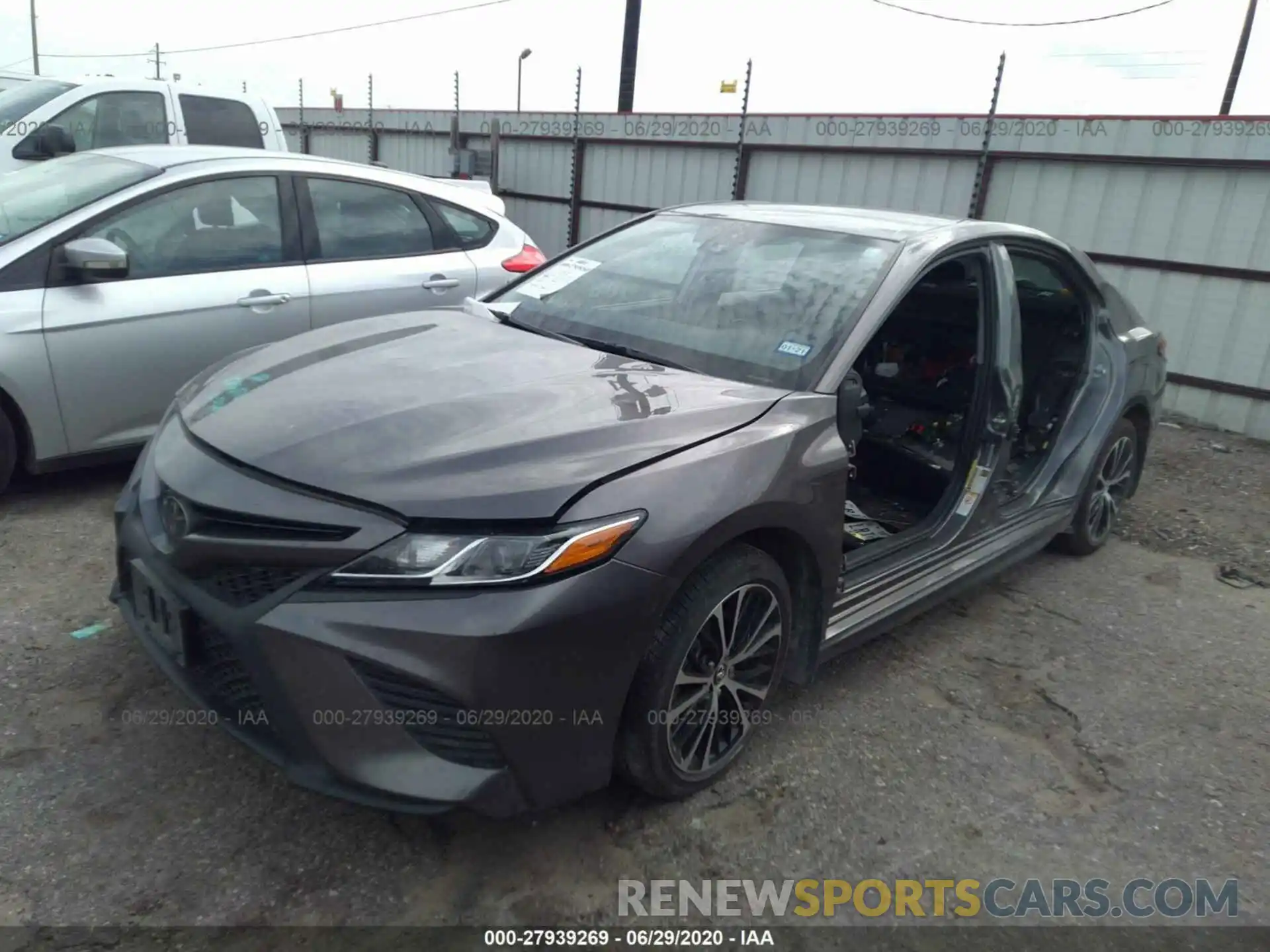 2 Photograph of a damaged car 4T1B11HK7KU198312 TOYOTA CAMRY 2019