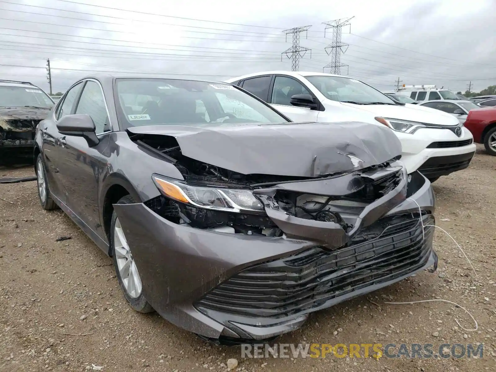 1 Photograph of a damaged car 4T1B11HK7KU199041 TOYOTA CAMRY 2019