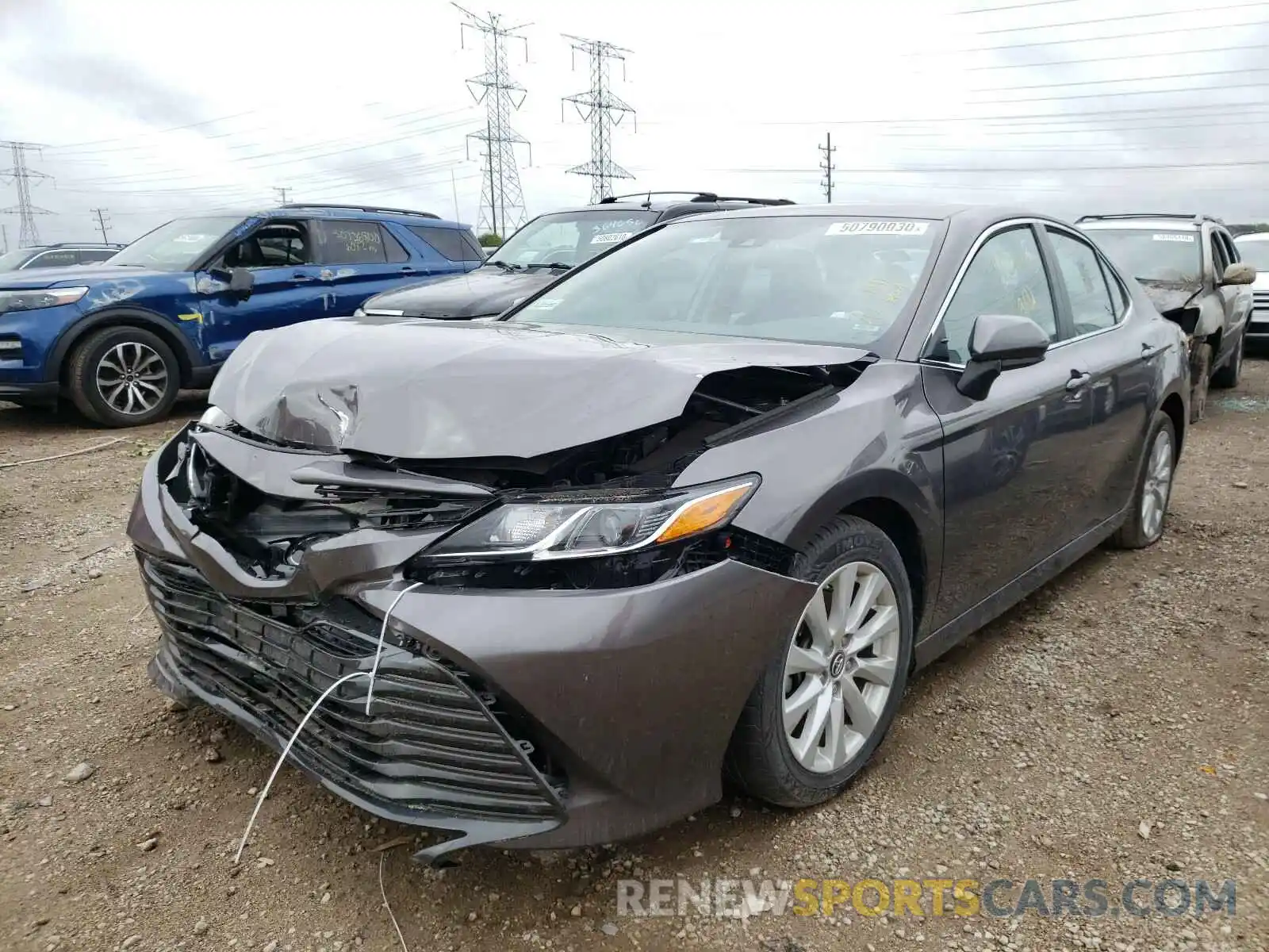 2 Photograph of a damaged car 4T1B11HK7KU199041 TOYOTA CAMRY 2019