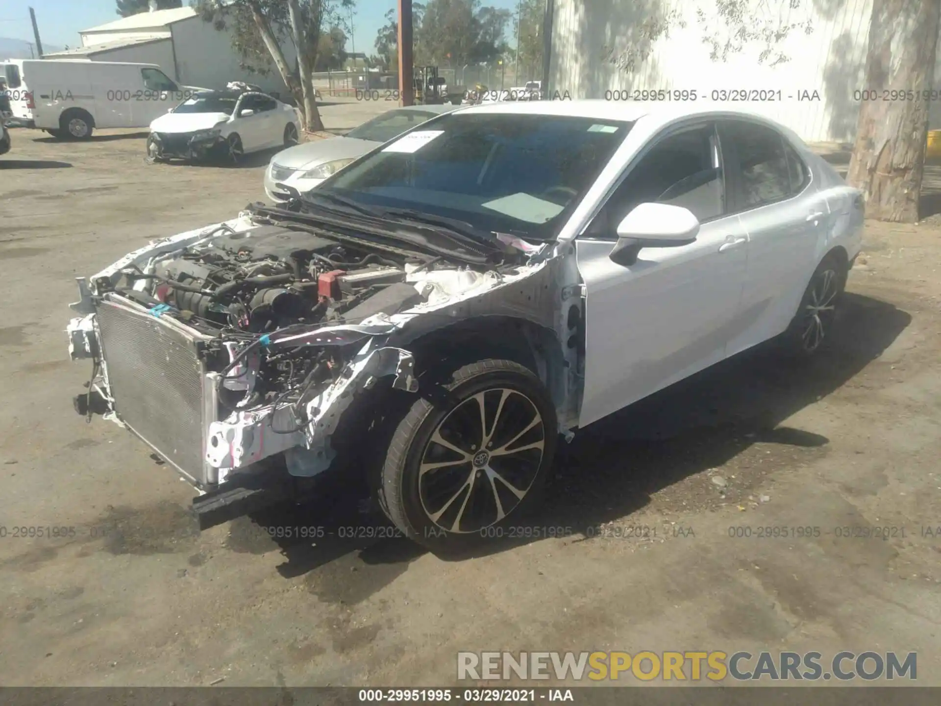 2 Photograph of a damaged car 4T1B11HK7KU199296 TOYOTA CAMRY 2019