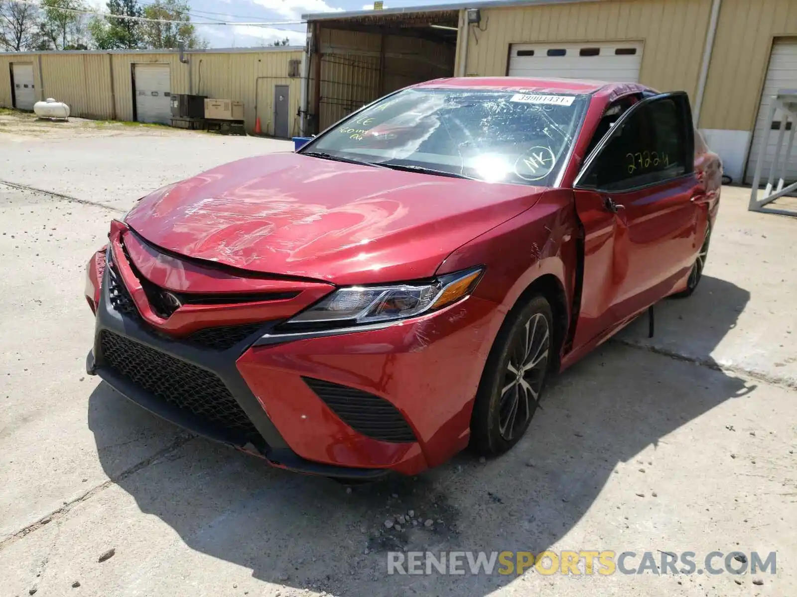 2 Photograph of a damaged car 4T1B11HK7KU200334 TOYOTA CAMRY 2019