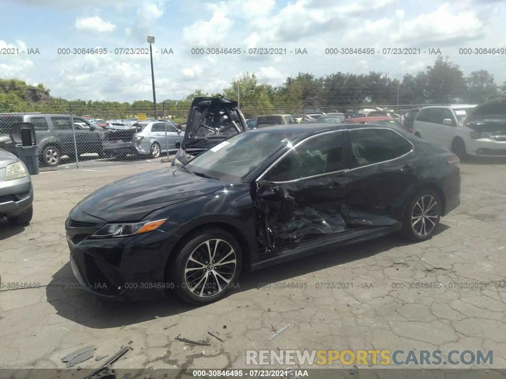 2 Photograph of a damaged car 4T1B11HK7KU200379 TOYOTA CAMRY 2019