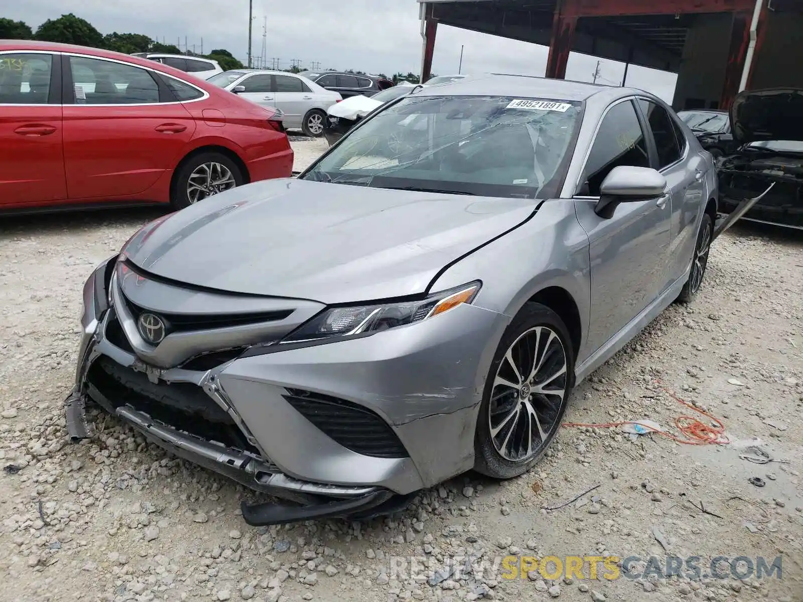 2 Photograph of a damaged car 4T1B11HK7KU200687 TOYOTA CAMRY 2019