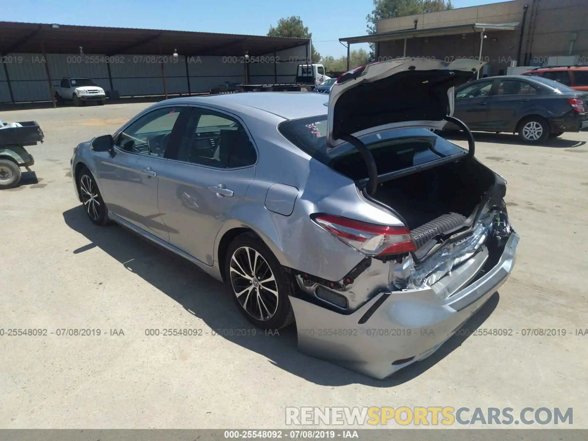 3 Photograph of a damaged car 4T1B11HK7KU201371 TOYOTA CAMRY 2019