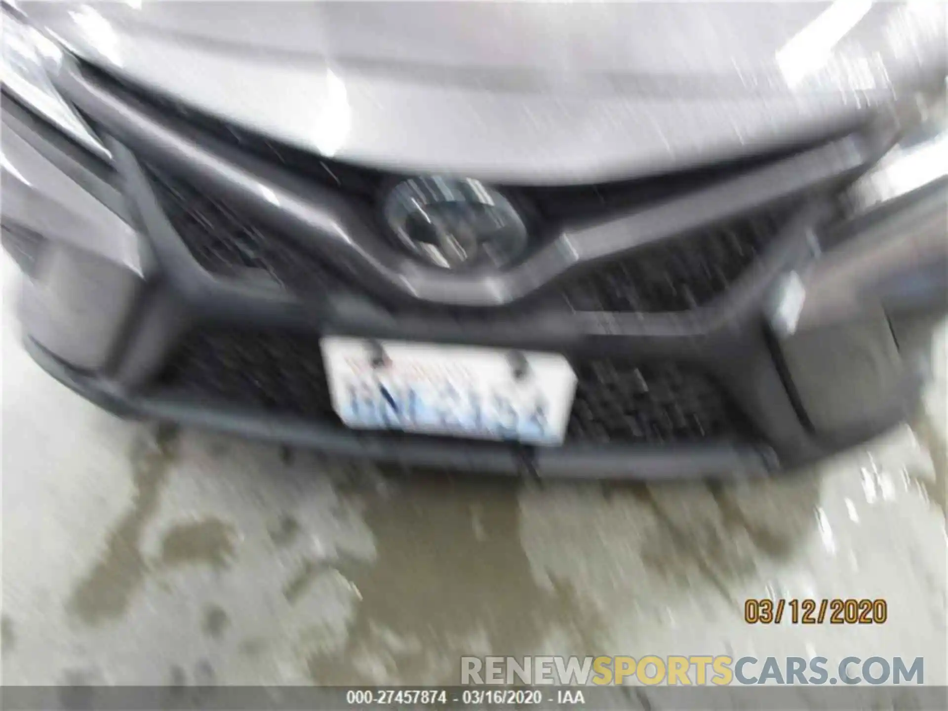 1 Photograph of a damaged car 4T1B11HK7KU203668 TOYOTA CAMRY 2019