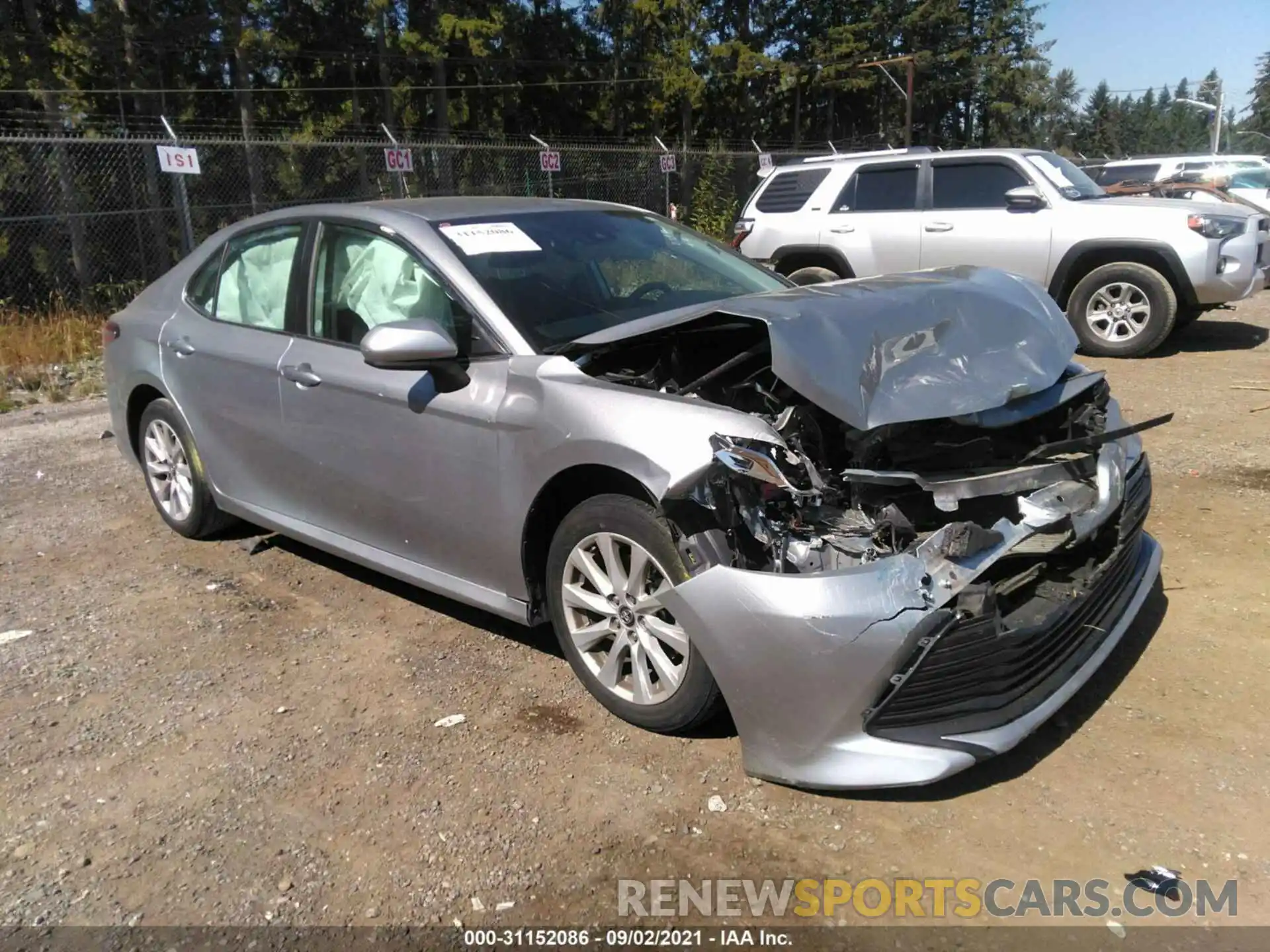 1 Photograph of a damaged car 4T1B11HK7KU204626 TOYOTA CAMRY 2019