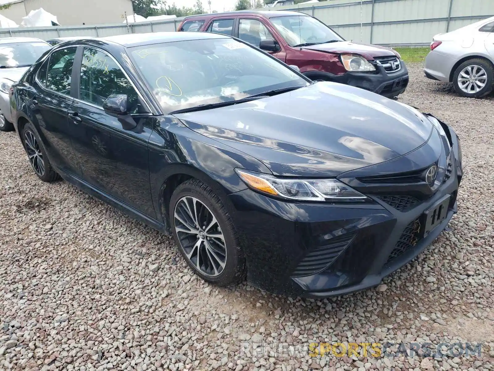 1 Photograph of a damaged car 4T1B11HK7KU205372 TOYOTA CAMRY 2019