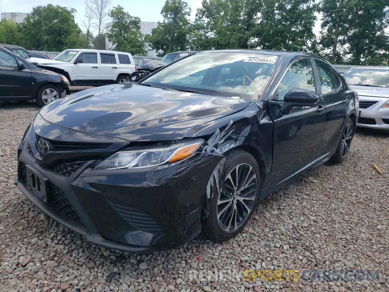 2 Photograph of a damaged car 4T1B11HK7KU205372 TOYOTA CAMRY 2019