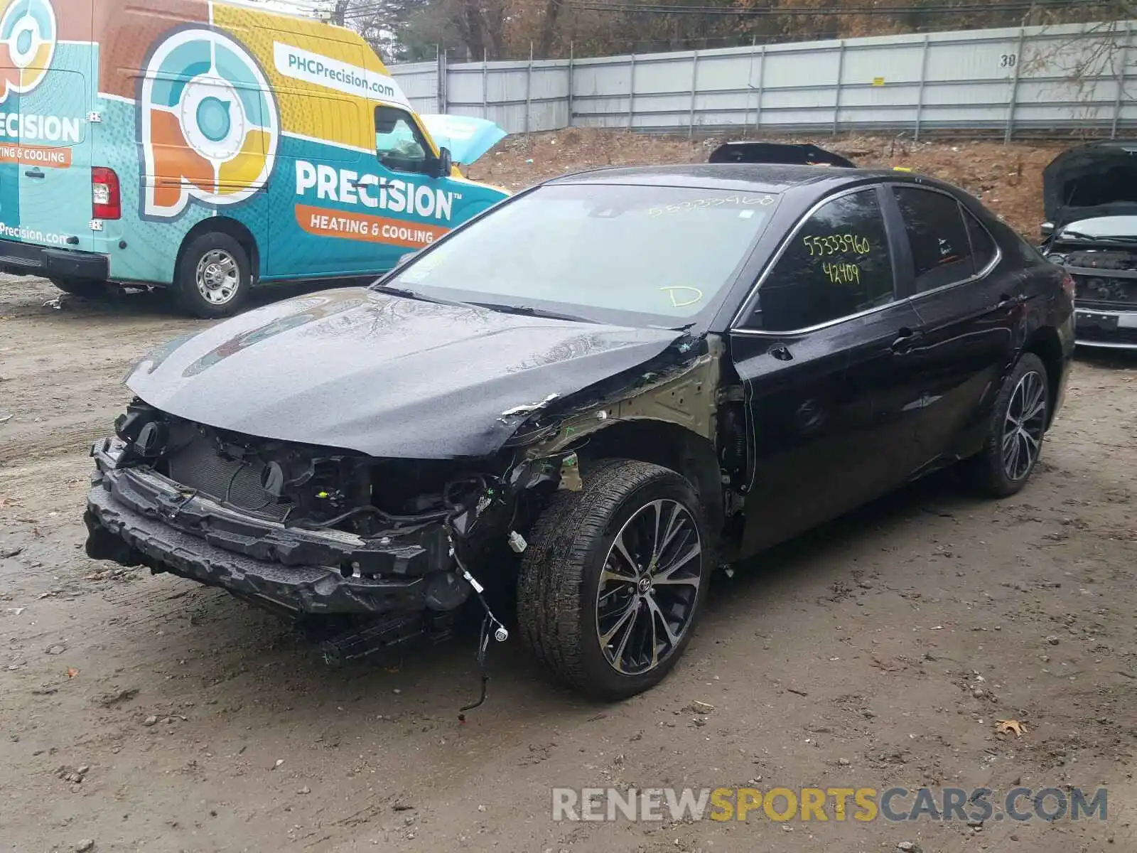 2 Photograph of a damaged car 4T1B11HK7KU205629 TOYOTA CAMRY 2019