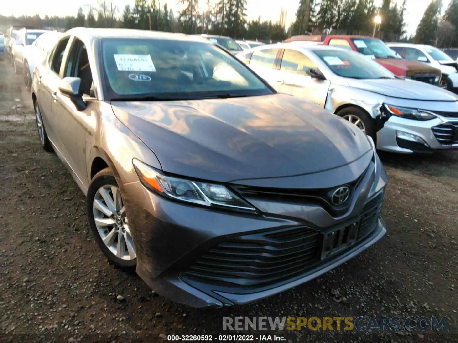 1 Photograph of a damaged car 4T1B11HK7KU205713 TOYOTA CAMRY 2019