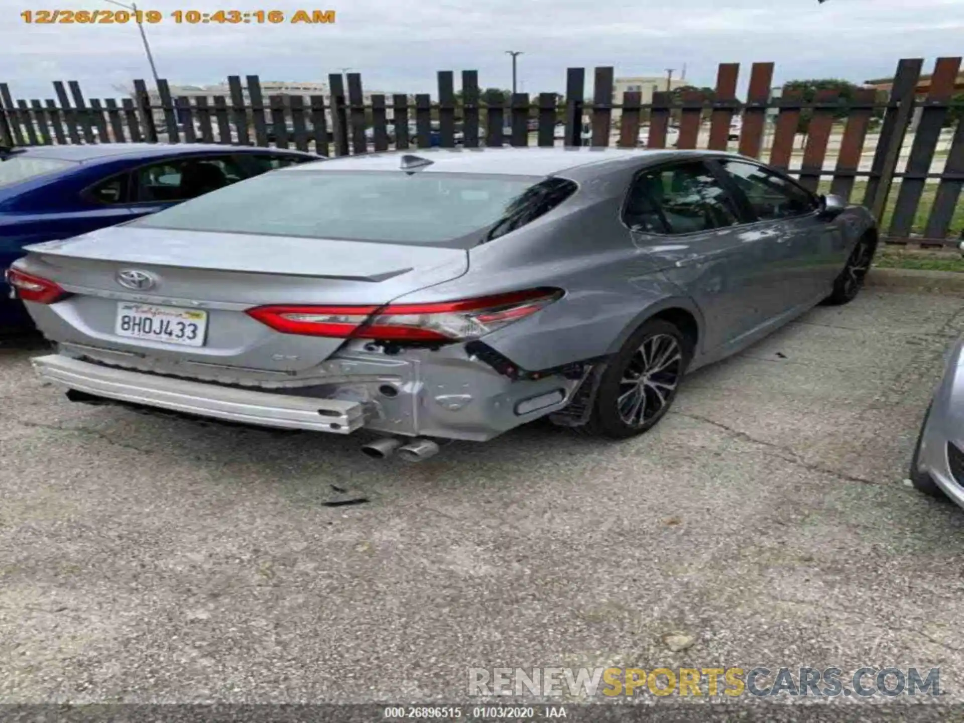 16 Photograph of a damaged car 4T1B11HK7KU206103 TOYOTA CAMRY 2019