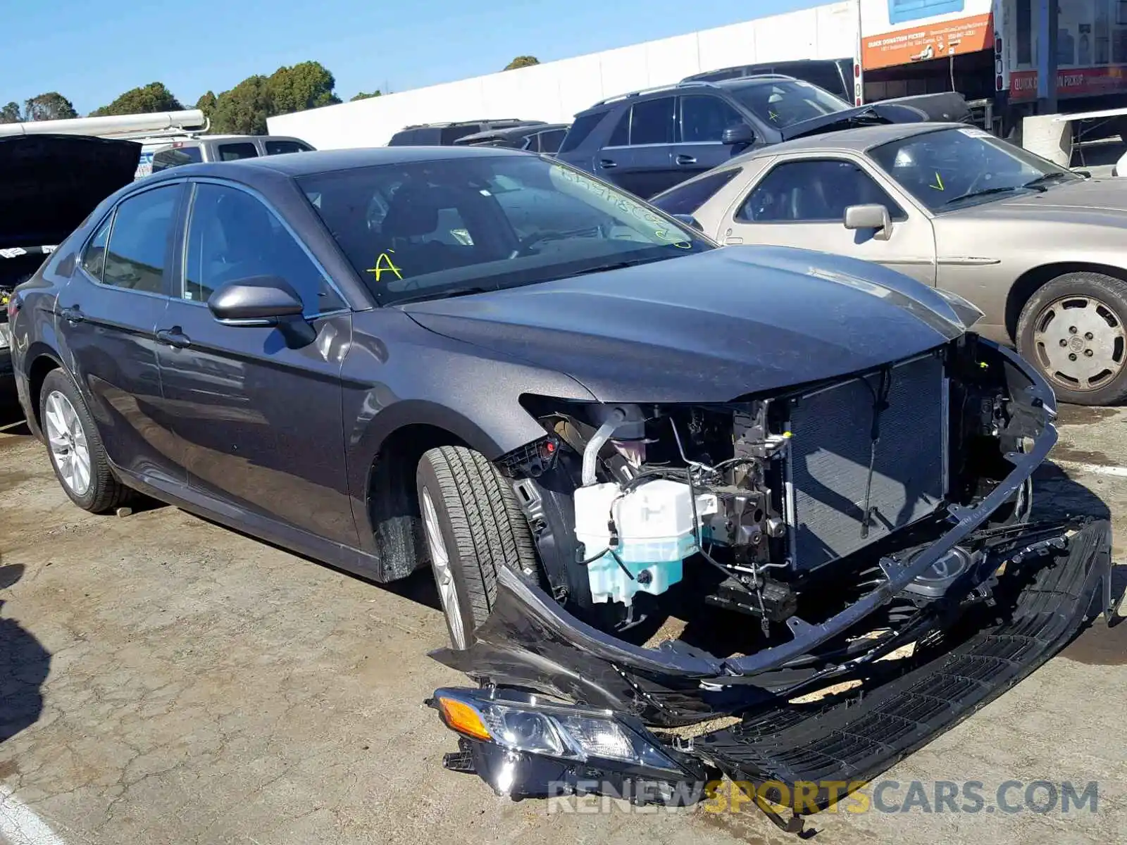 1 Photograph of a damaged car 4T1B11HK7KU207249 TOYOTA CAMRY 2019