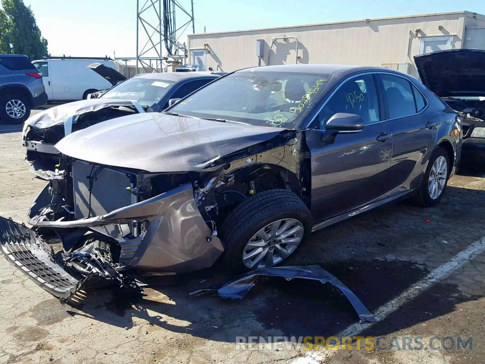 2 Photograph of a damaged car 4T1B11HK7KU207249 TOYOTA CAMRY 2019