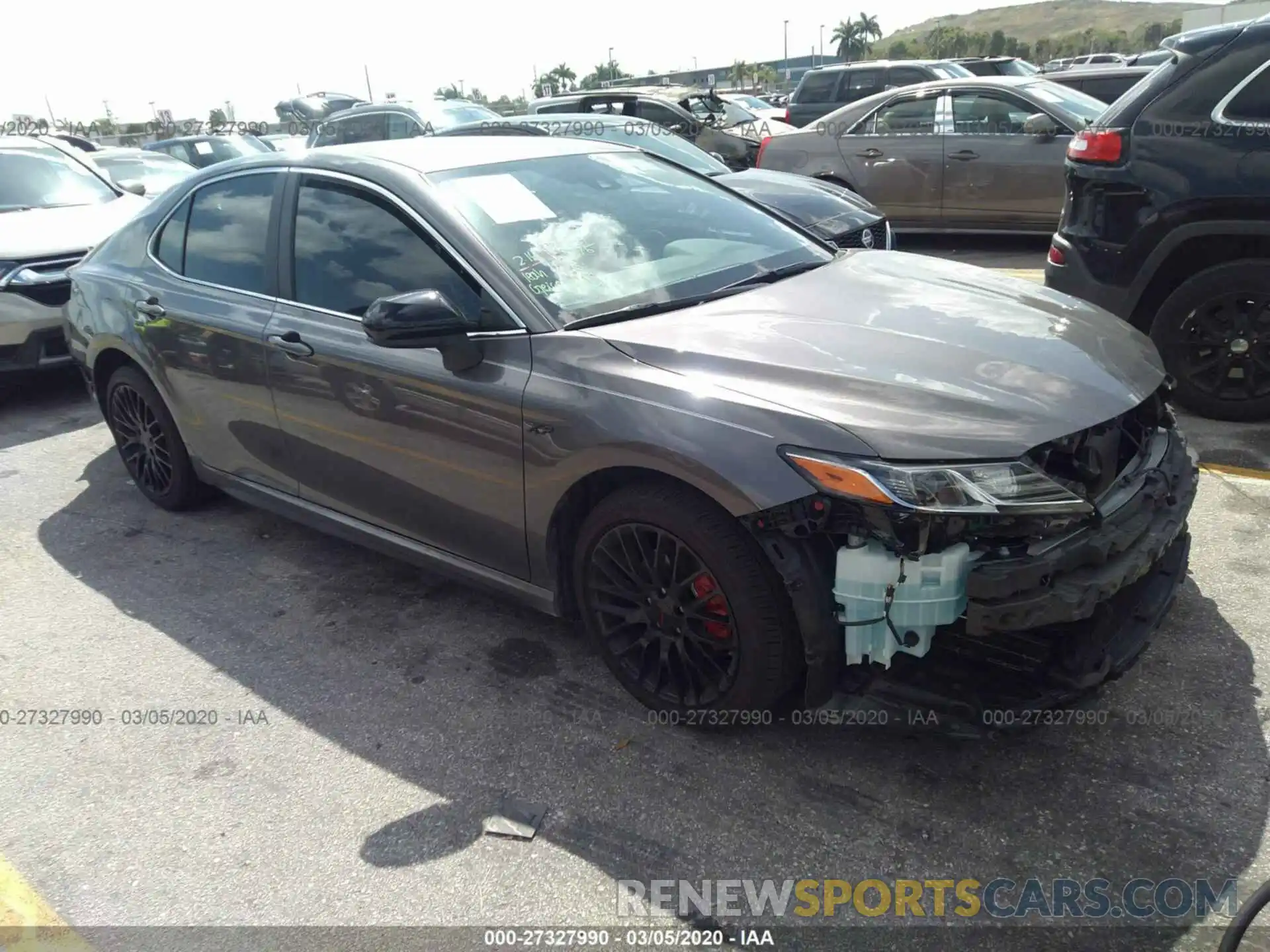 1 Photograph of a damaged car 4T1B11HK7KU209406 TOYOTA CAMRY 2019