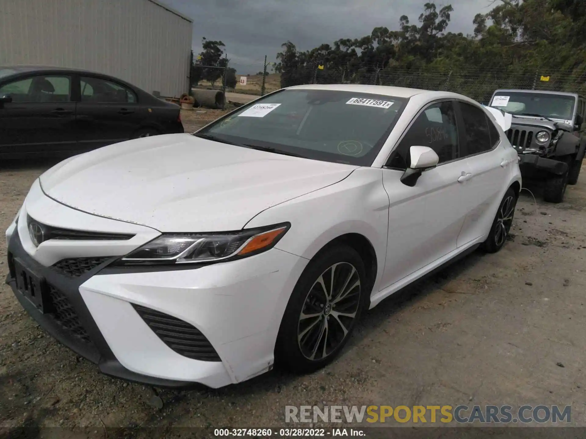 2 Photograph of a damaged car 4T1B11HK7KU209745 TOYOTA CAMRY 2019