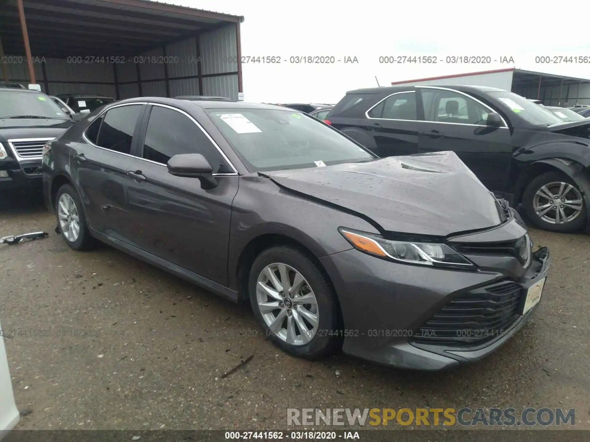 1 Photograph of a damaged car 4T1B11HK7KU211172 TOYOTA CAMRY 2019