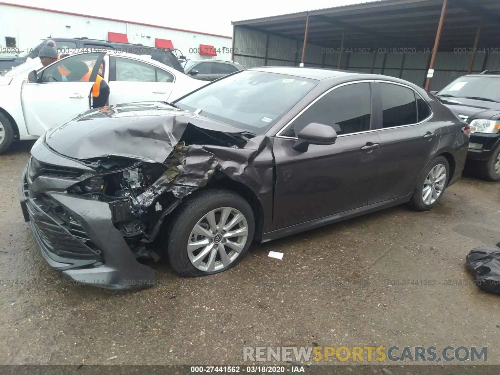 2 Photograph of a damaged car 4T1B11HK7KU211172 TOYOTA CAMRY 2019