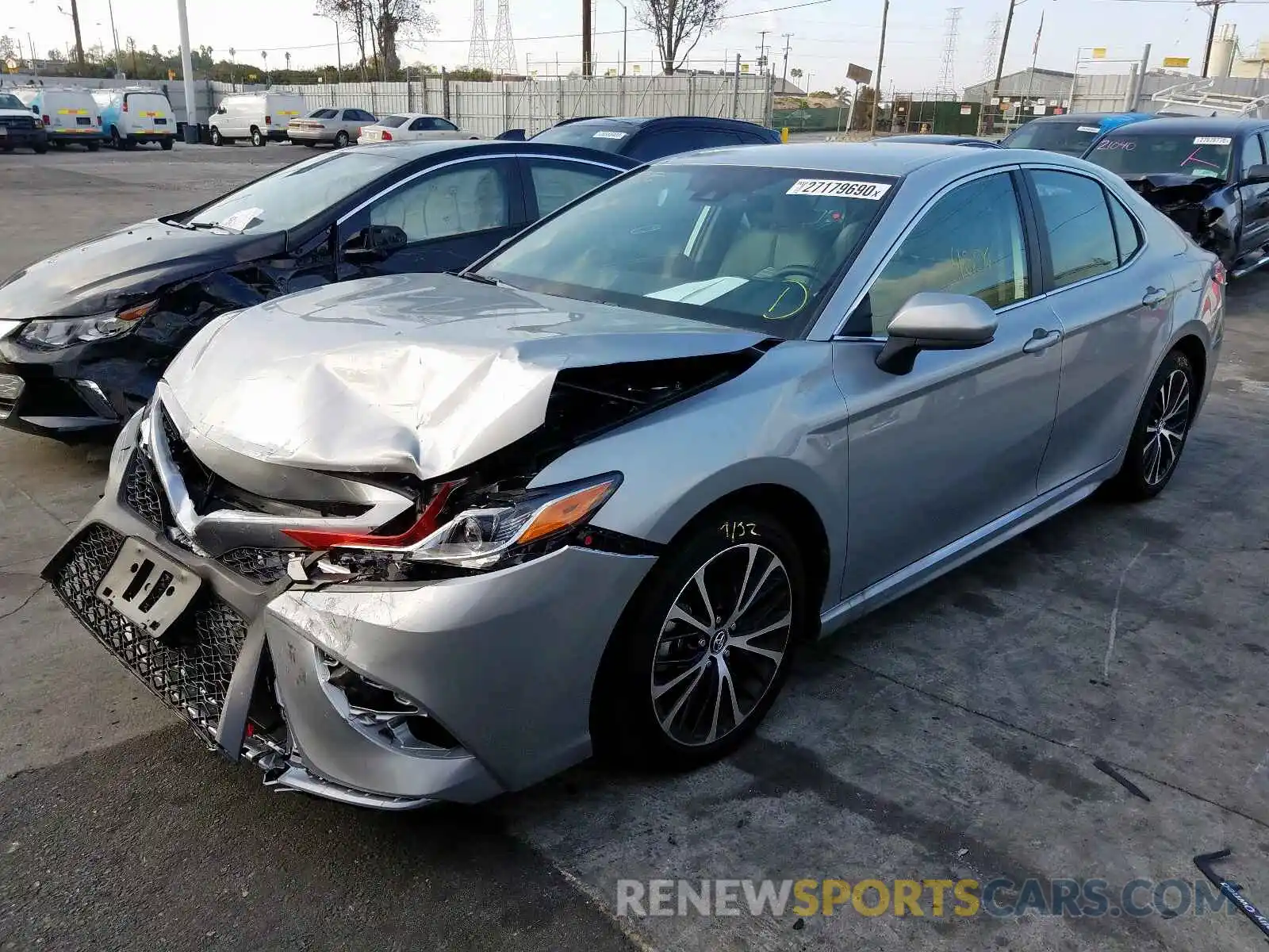 2 Photograph of a damaged car 4T1B11HK7KU211933 TOYOTA CAMRY 2019