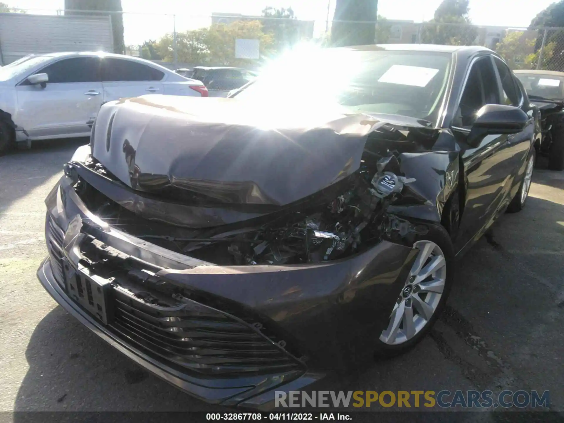 2 Photograph of a damaged car 4T1B11HK7KU213360 TOYOTA CAMRY 2019