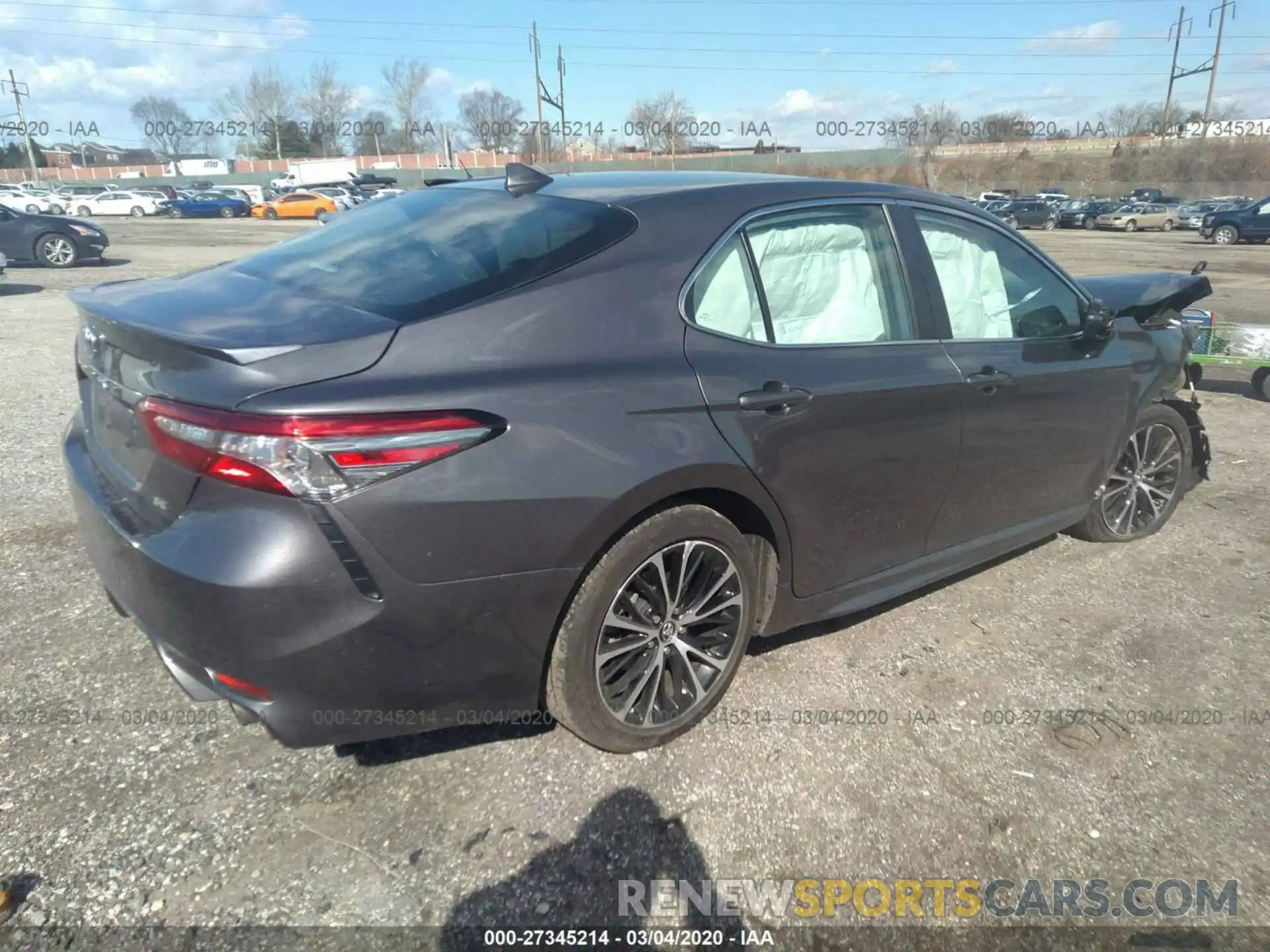 4 Фотография поврежденного автомобиля 4T1B11HK7KU214377 TOYOTA CAMRY 2019