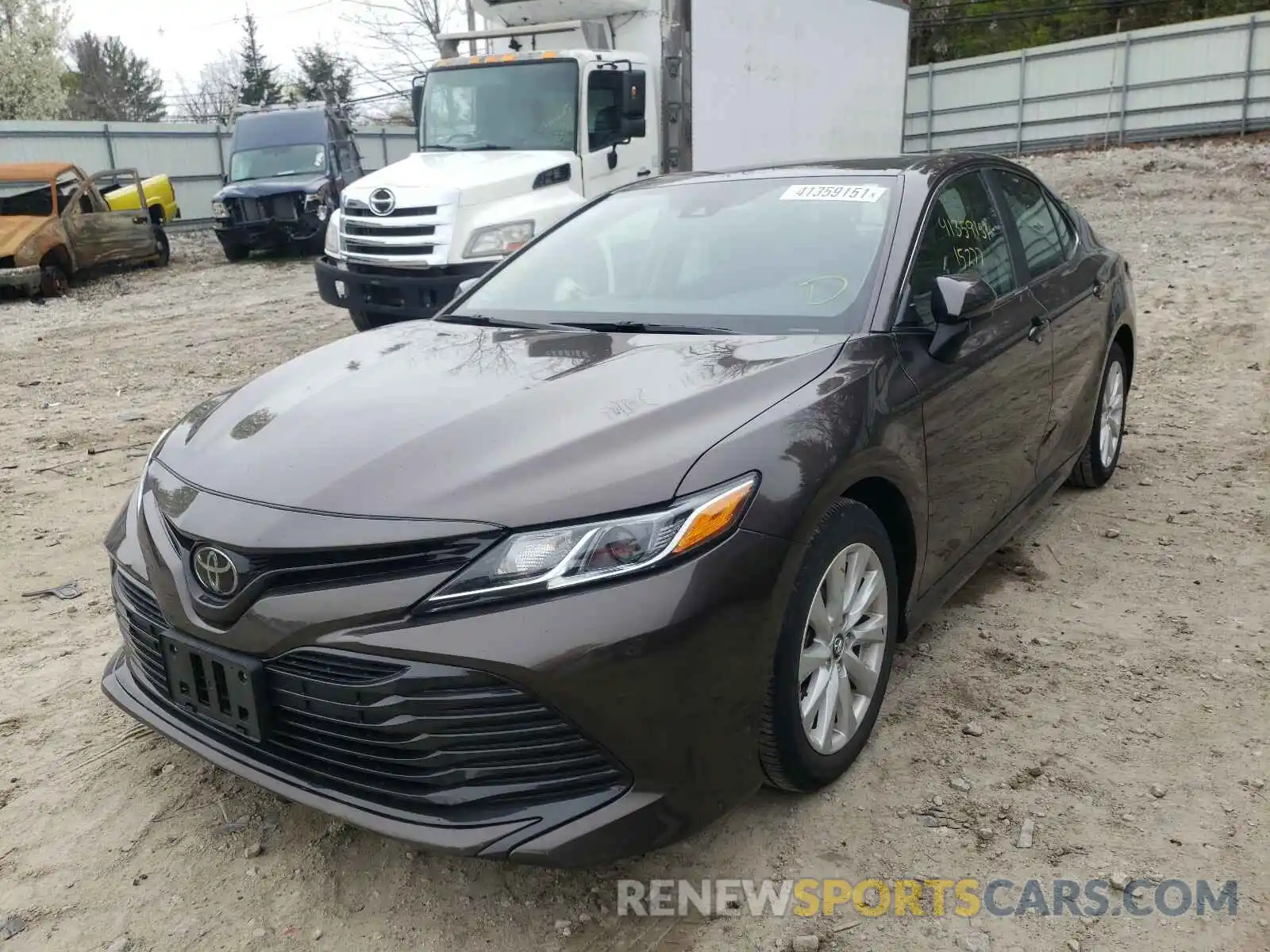 2 Photograph of a damaged car 4T1B11HK7KU215402 TOYOTA CAMRY 2019