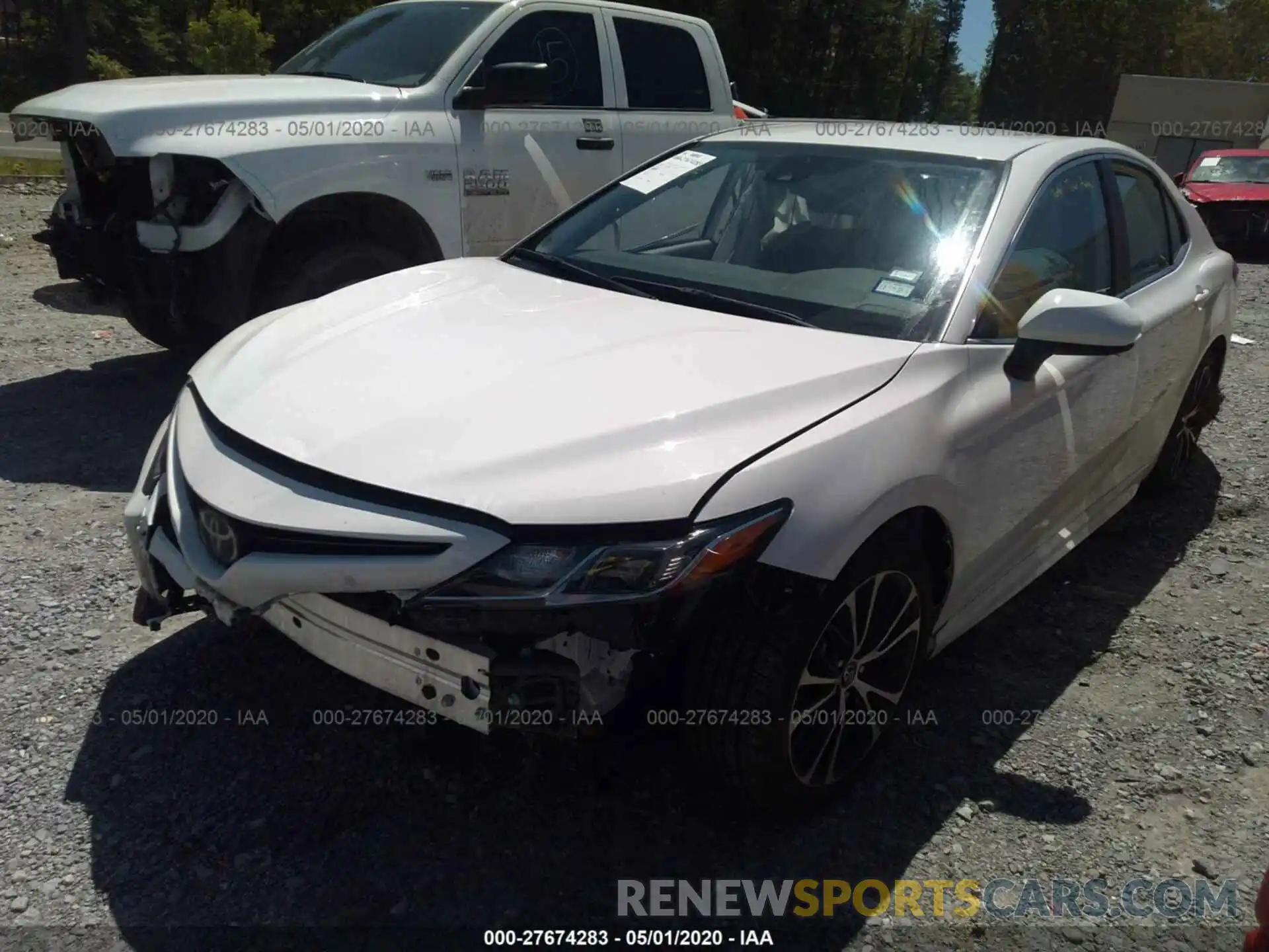 2 Photograph of a damaged car 4T1B11HK7KU216078 TOYOTA CAMRY 2019