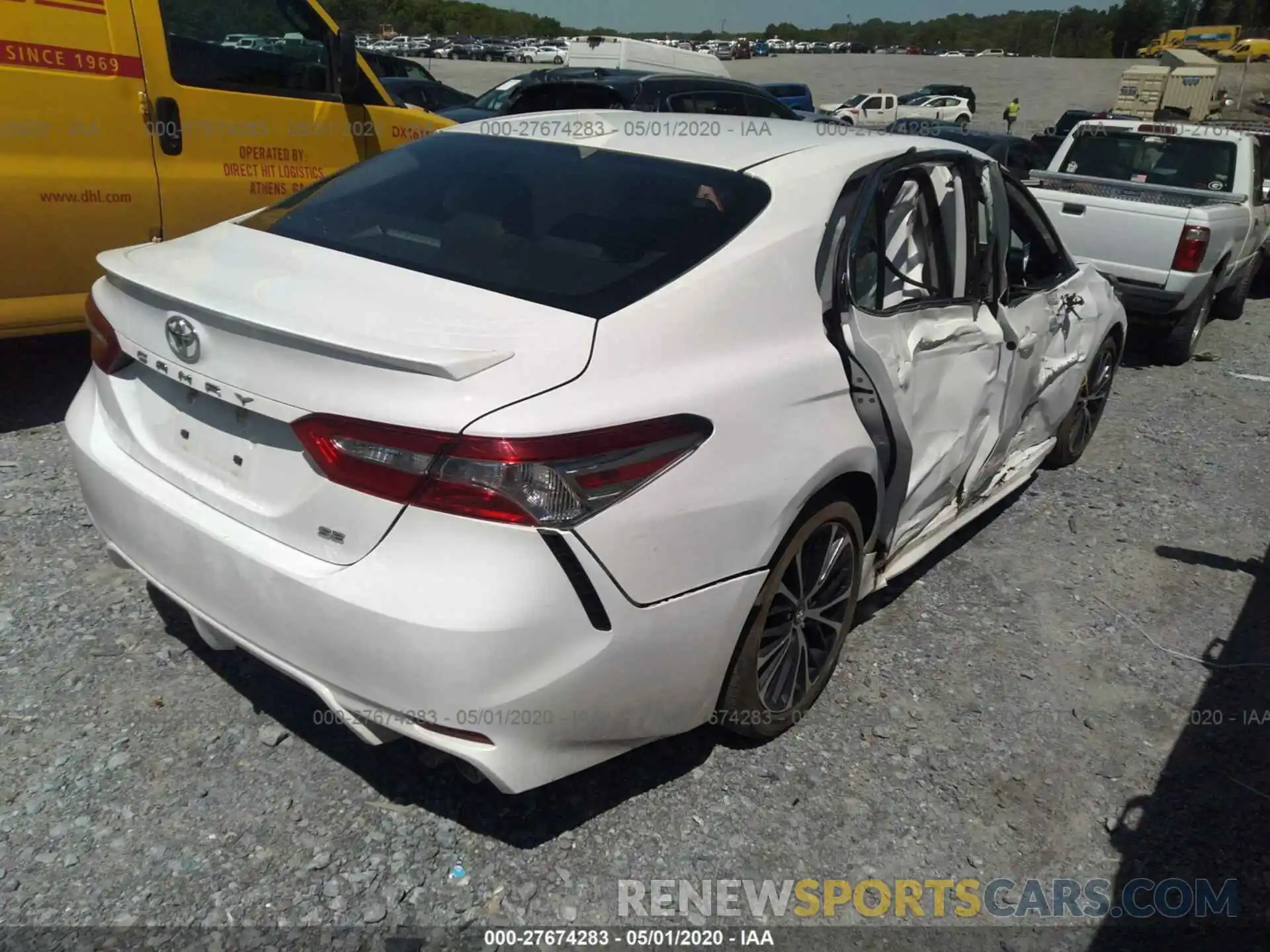 4 Фотография поврежденного автомобиля 4T1B11HK7KU216078 TOYOTA CAMRY 2019