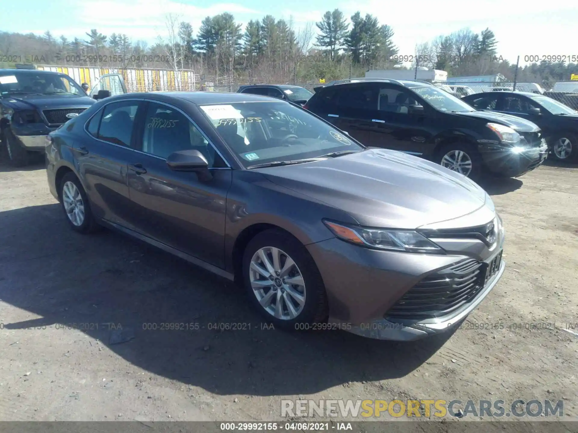 1 Photograph of a damaged car 4T1B11HK7KU217053 TOYOTA CAMRY 2019