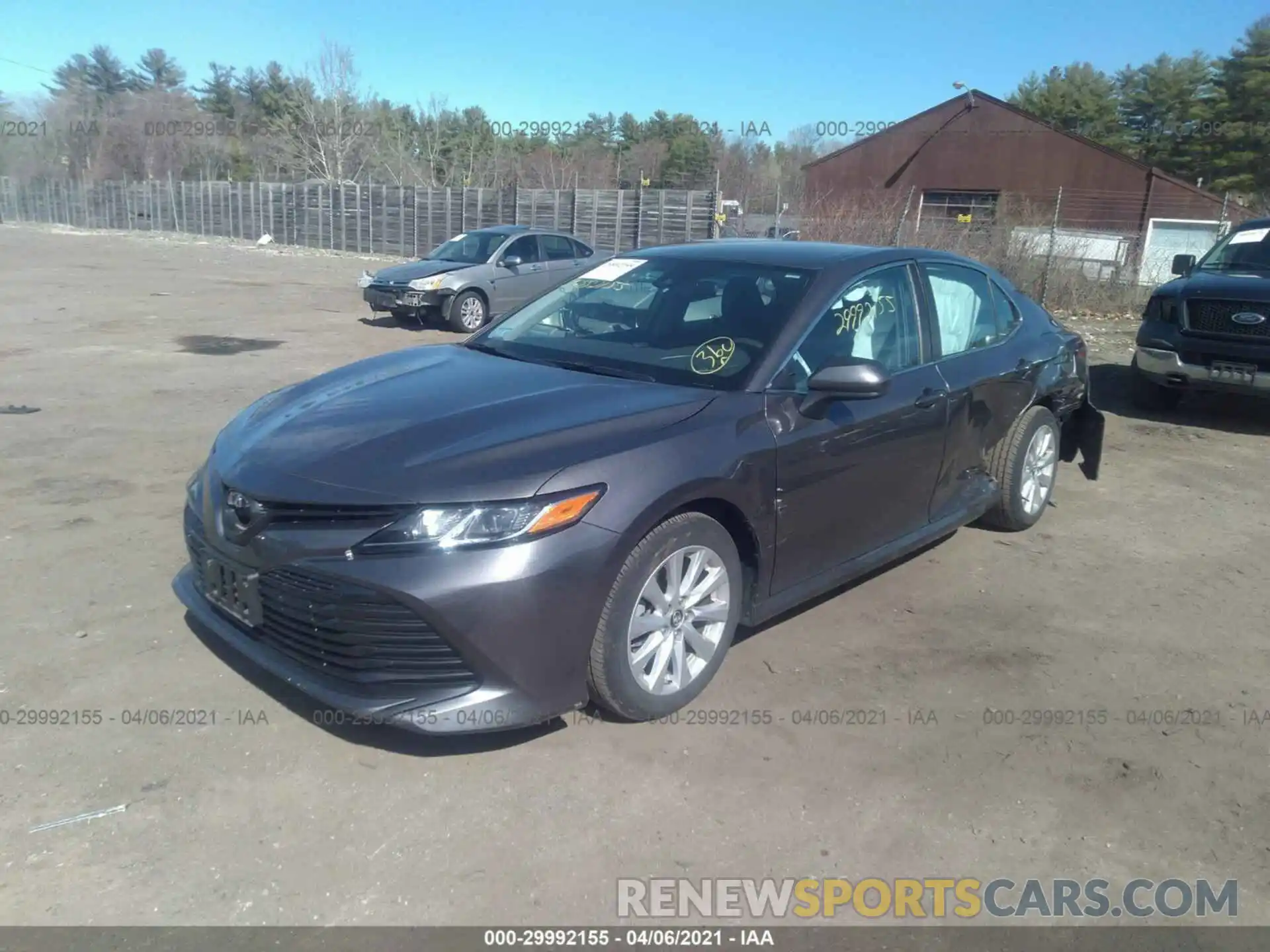 2 Photograph of a damaged car 4T1B11HK7KU217053 TOYOTA CAMRY 2019