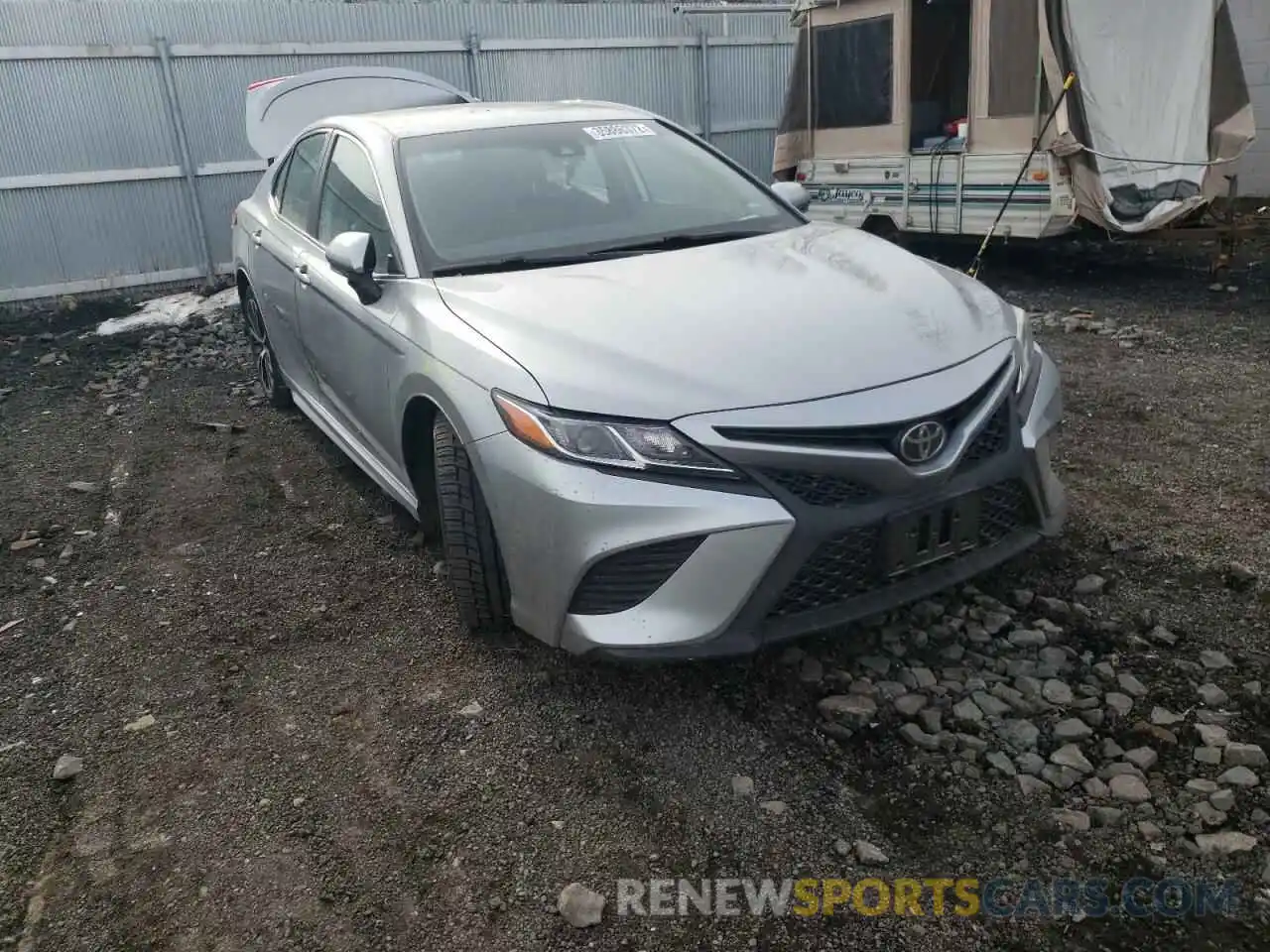 1 Photograph of a damaged car 4T1B11HK7KU217733 TOYOTA CAMRY 2019