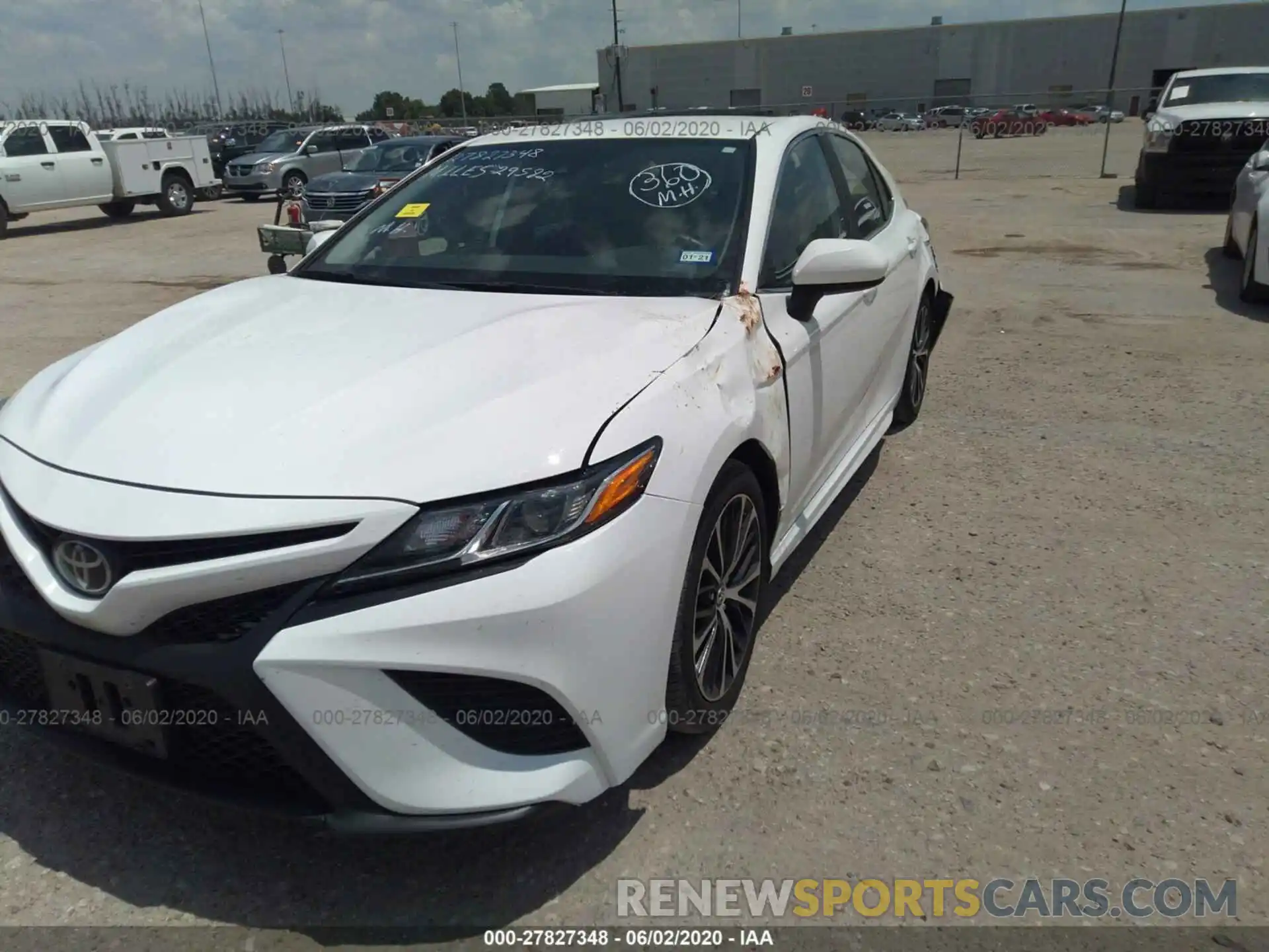 2 Photograph of a damaged car 4T1B11HK7KU219708 TOYOTA CAMRY 2019