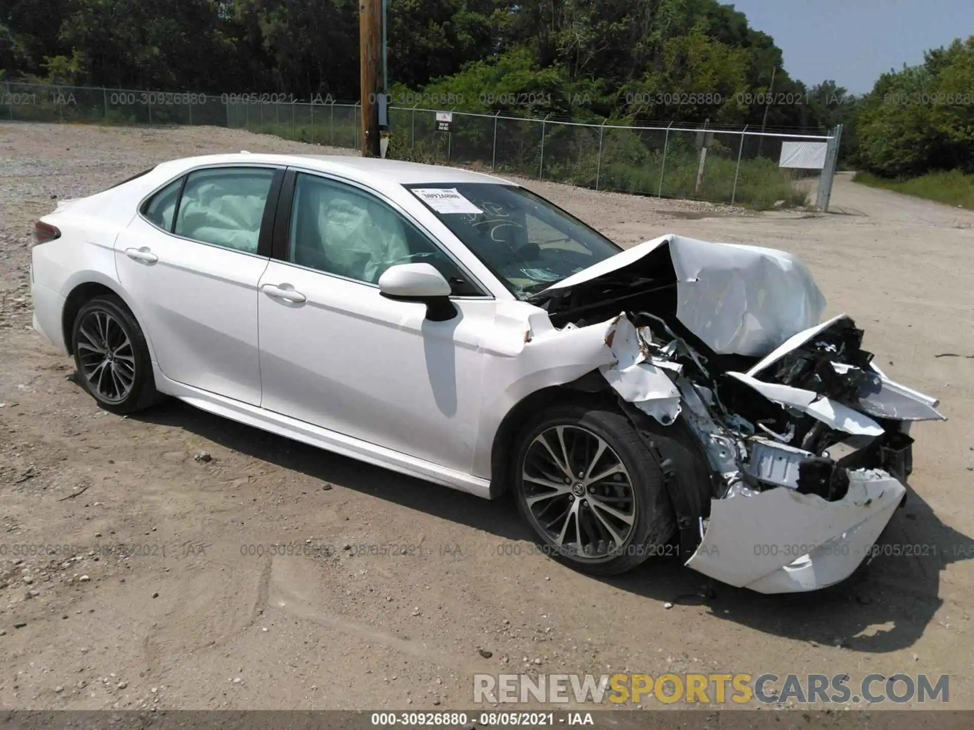 1 Photograph of a damaged car 4T1B11HK7KU220017 TOYOTA CAMRY 2019