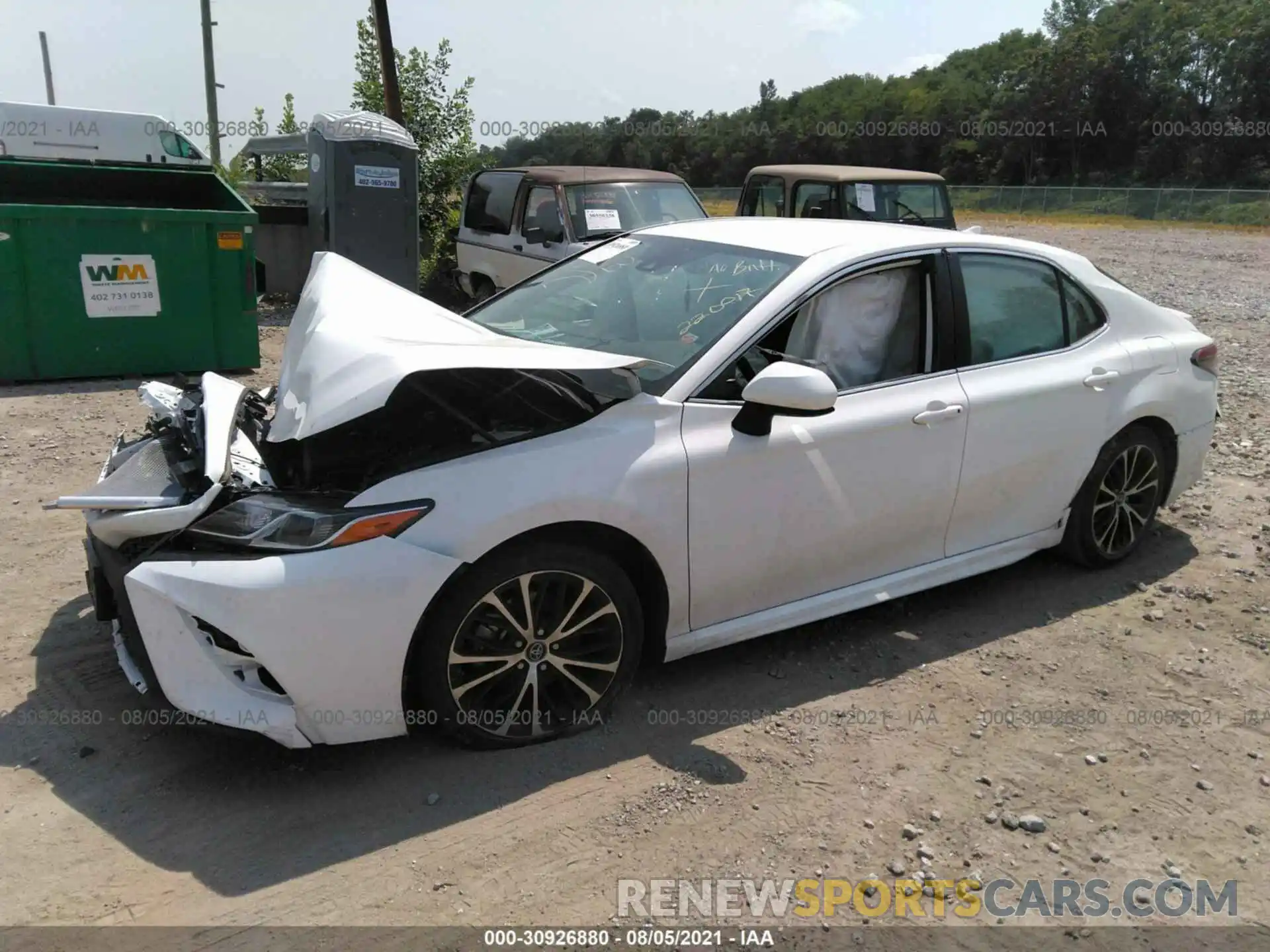 2 Photograph of a damaged car 4T1B11HK7KU220017 TOYOTA CAMRY 2019