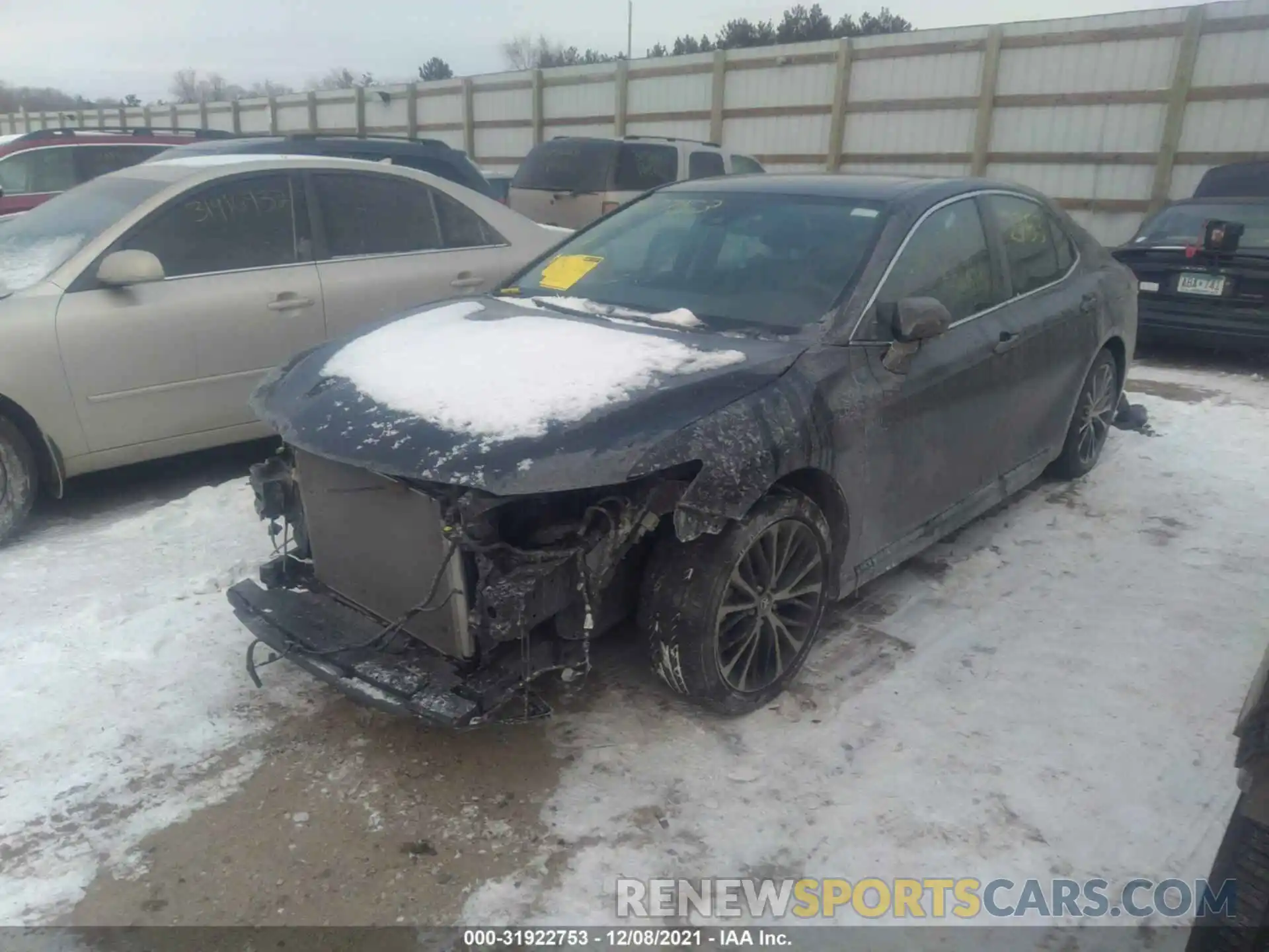 2 Photograph of a damaged car 4T1B11HK7KU221782 TOYOTA CAMRY 2019