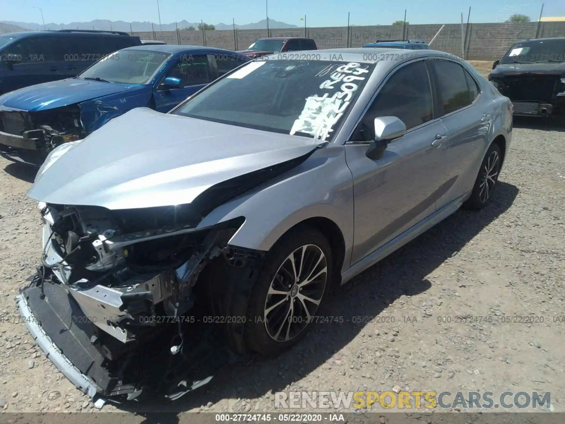 2 Photograph of a damaged car 4T1B11HK7KU223094 TOYOTA CAMRY 2019