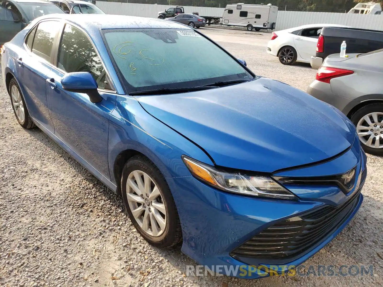 1 Photograph of a damaged car 4T1B11HK7KU223760 TOYOTA CAMRY 2019