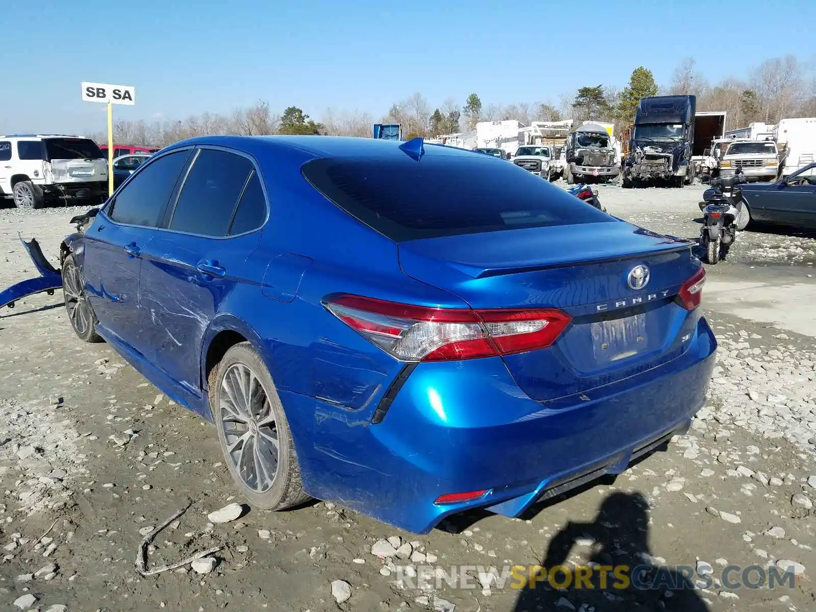 3 Photograph of a damaged car 4T1B11HK7KU226397 TOYOTA CAMRY 2019