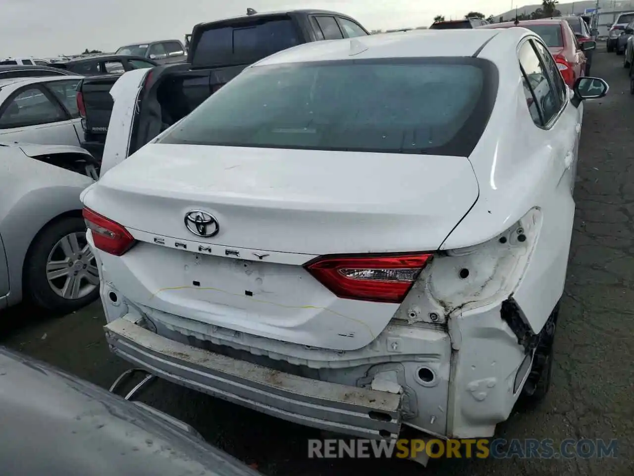 6 Photograph of a damaged car 4T1B11HK7KU227081 TOYOTA CAMRY 2019