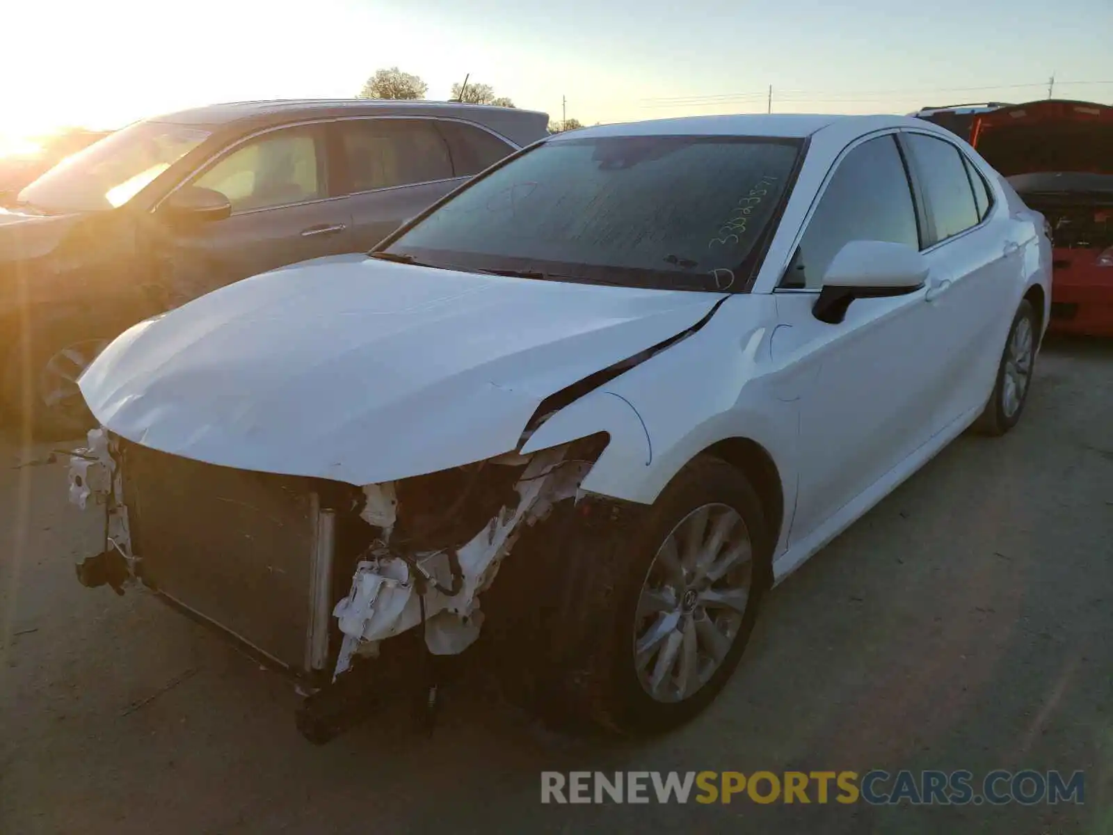 2 Photograph of a damaged car 4T1B11HK7KU227338 TOYOTA CAMRY 2019