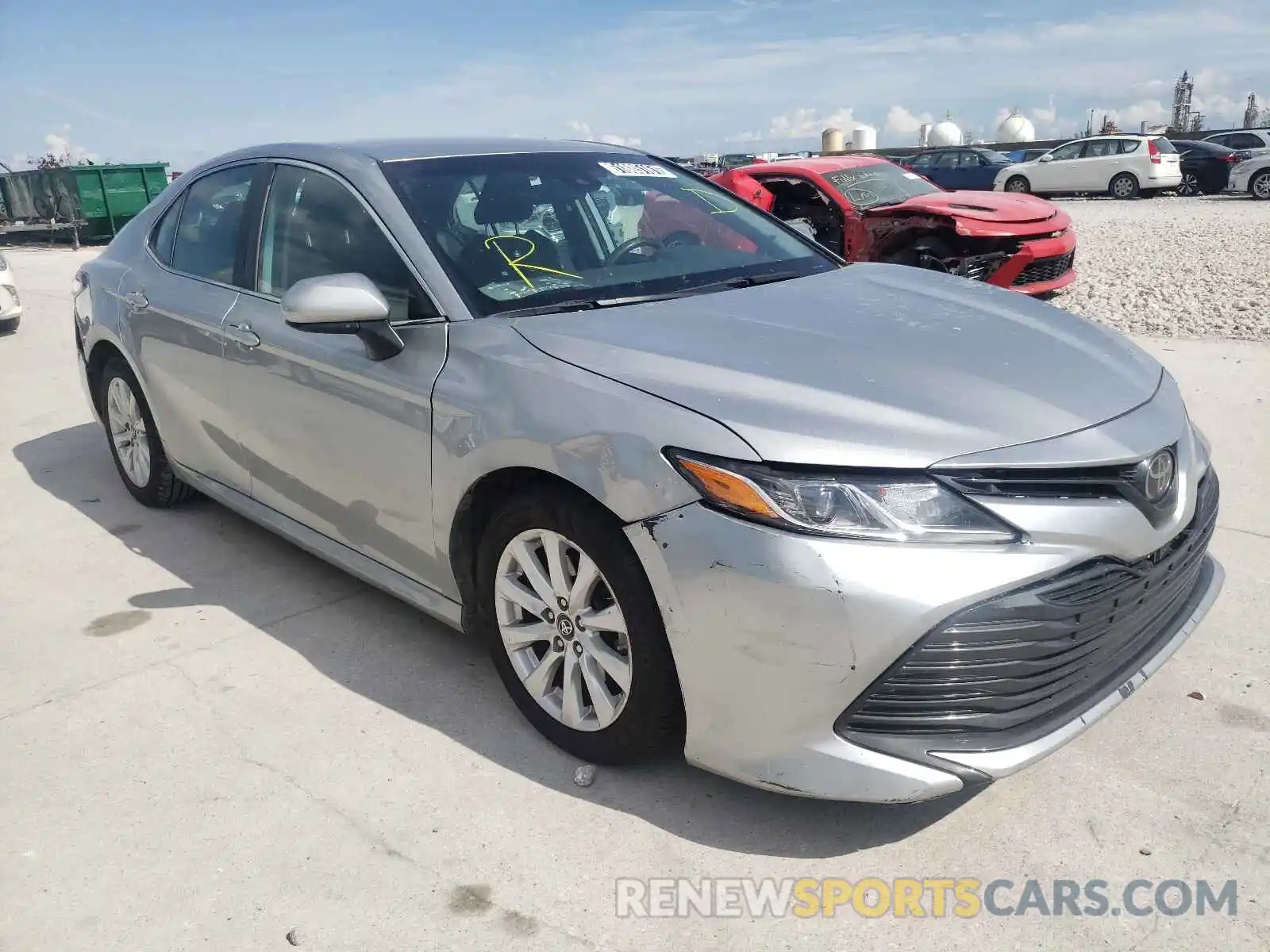 1 Photograph of a damaged car 4T1B11HK7KU228070 TOYOTA CAMRY 2019