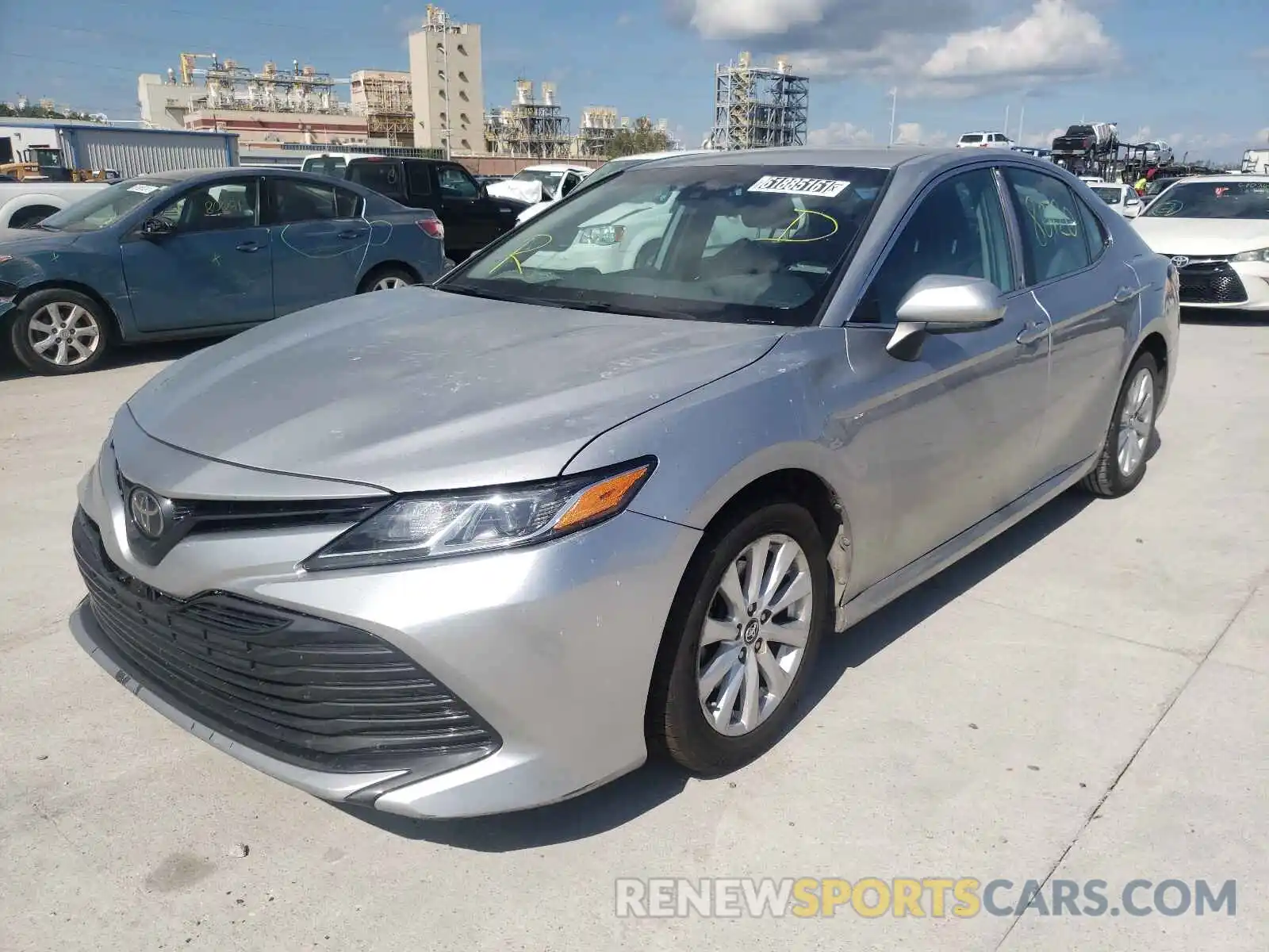 2 Photograph of a damaged car 4T1B11HK7KU228070 TOYOTA CAMRY 2019