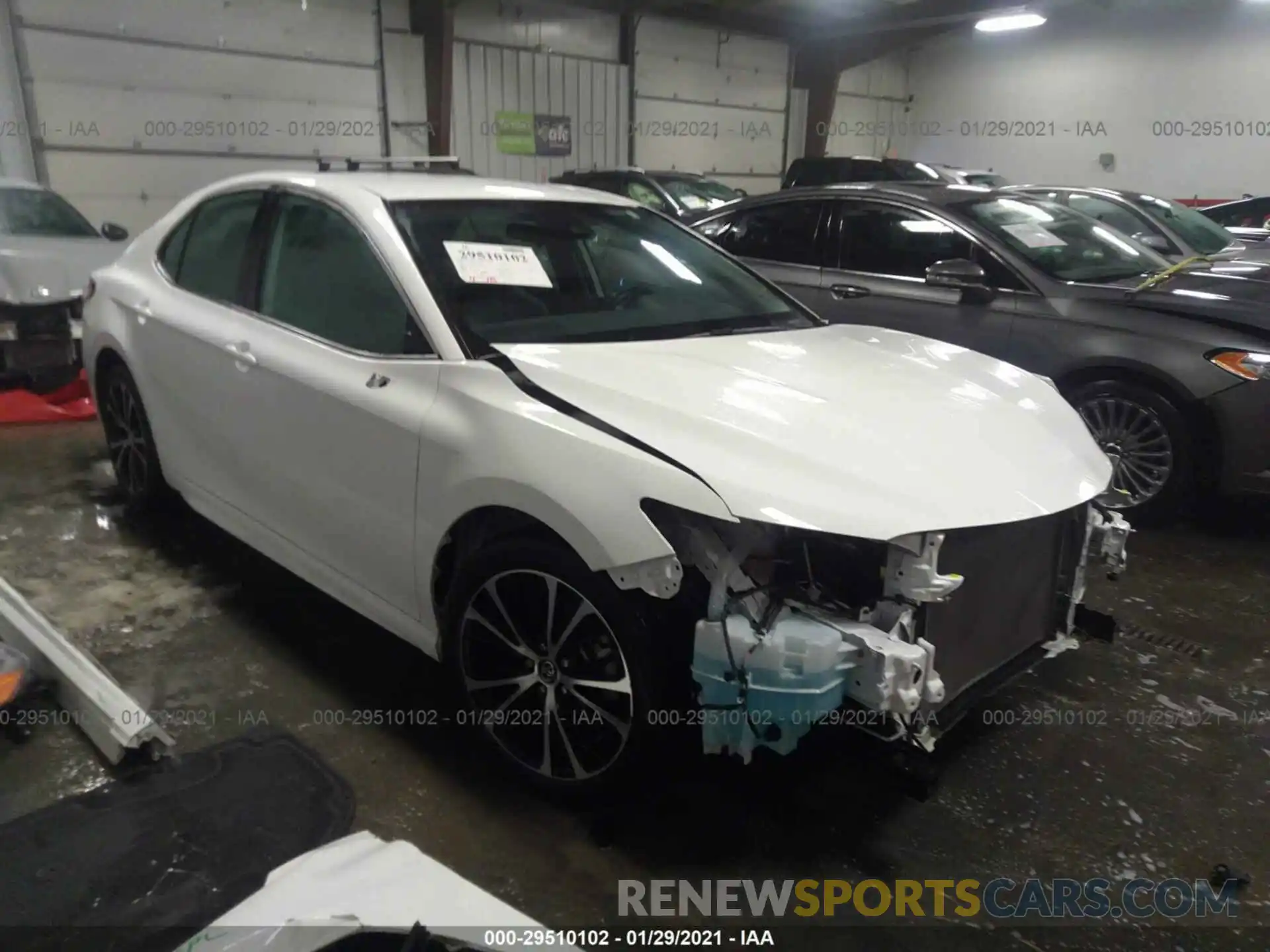 1 Photograph of a damaged car 4T1B11HK7KU229090 TOYOTA CAMRY 2019