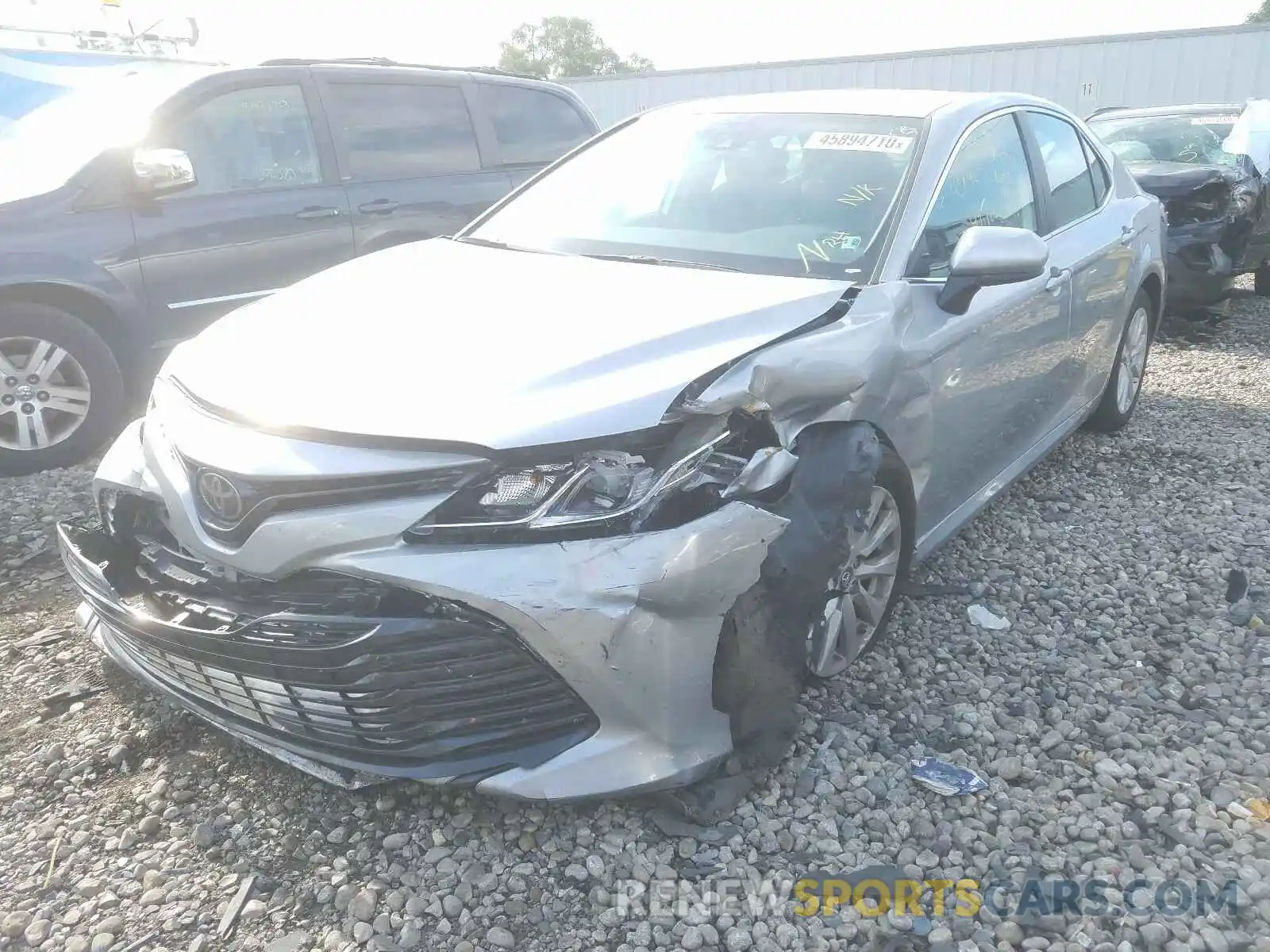 2 Photograph of a damaged car 4T1B11HK7KU229378 TOYOTA CAMRY 2019