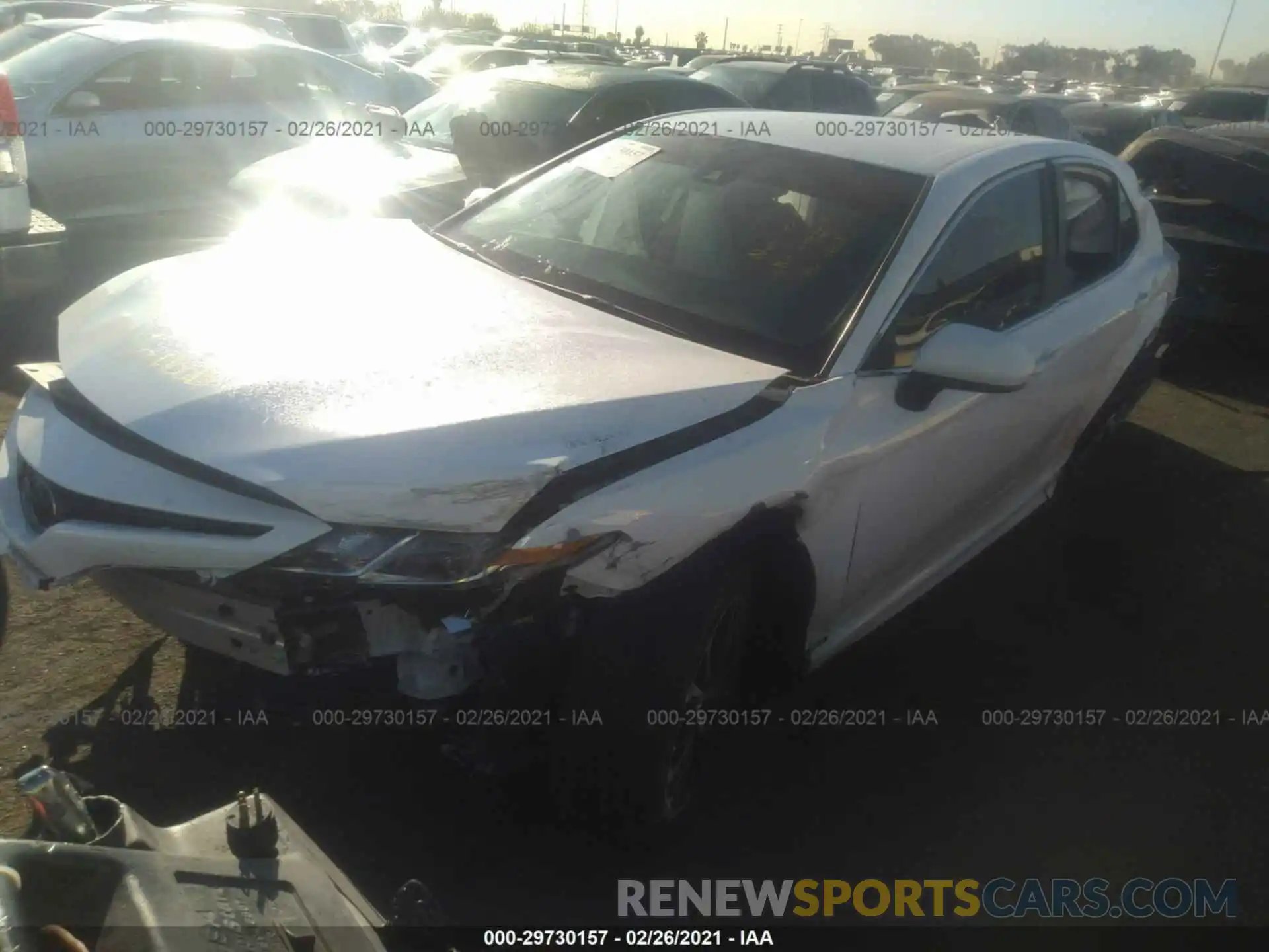 2 Photograph of a damaged car 4T1B11HK7KU229820 TOYOTA CAMRY 2019