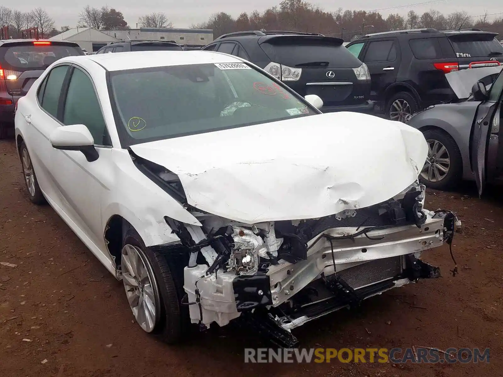 1 Photograph of a damaged car 4T1B11HK7KU230787 TOYOTA CAMRY 2019